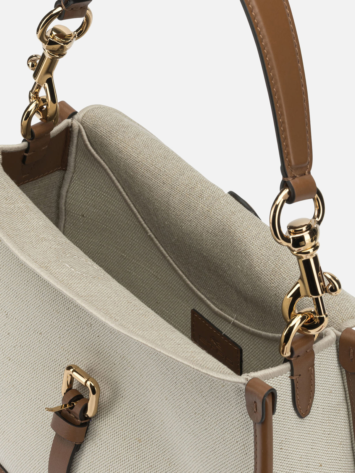 Etro "Pony" medium shoulder bag White