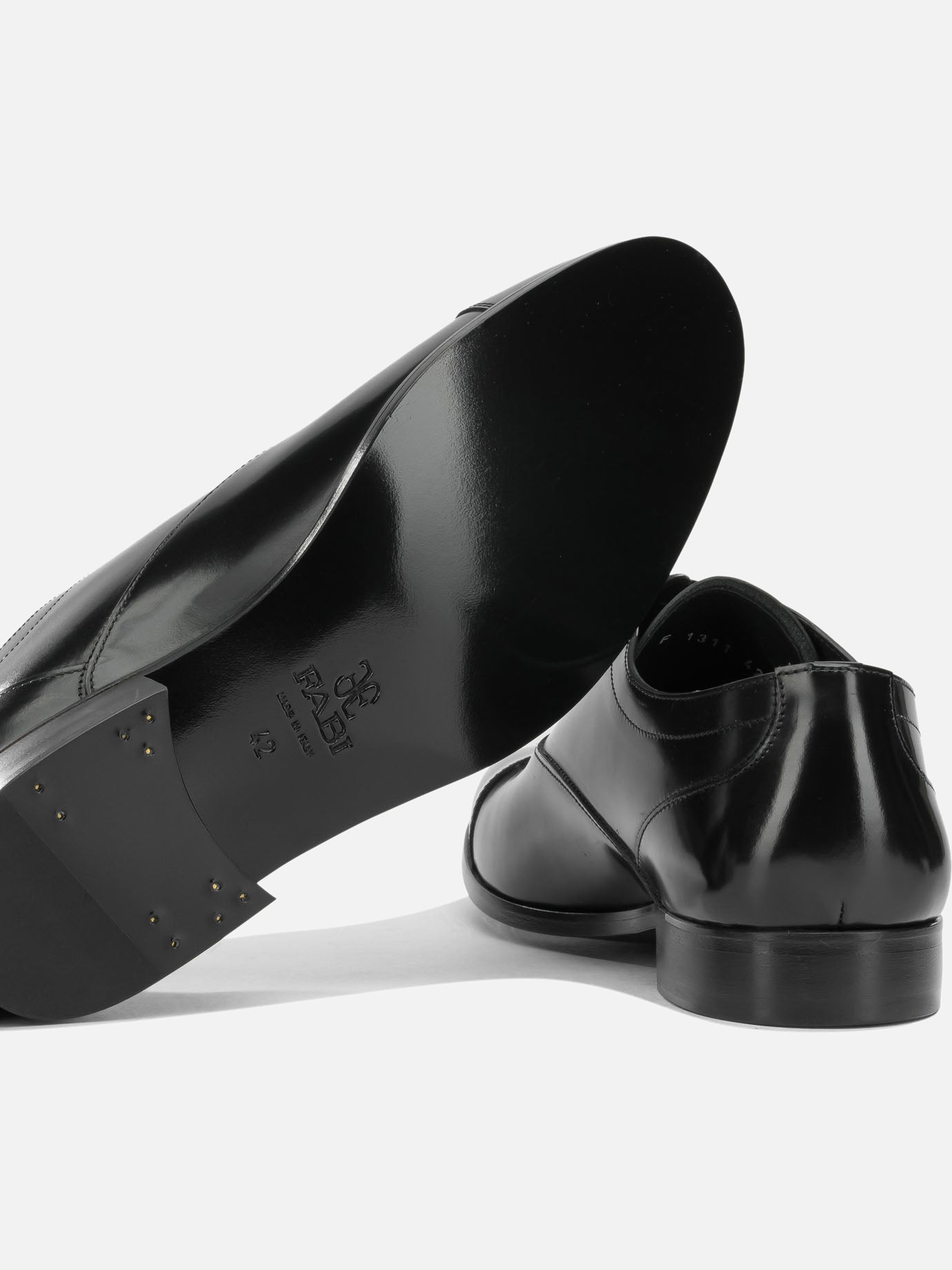 Brogues 100% calf leather - 100% cow leather Black - Fabi Men | PDP | VIETTI Online Store | Zoom-Modal_5