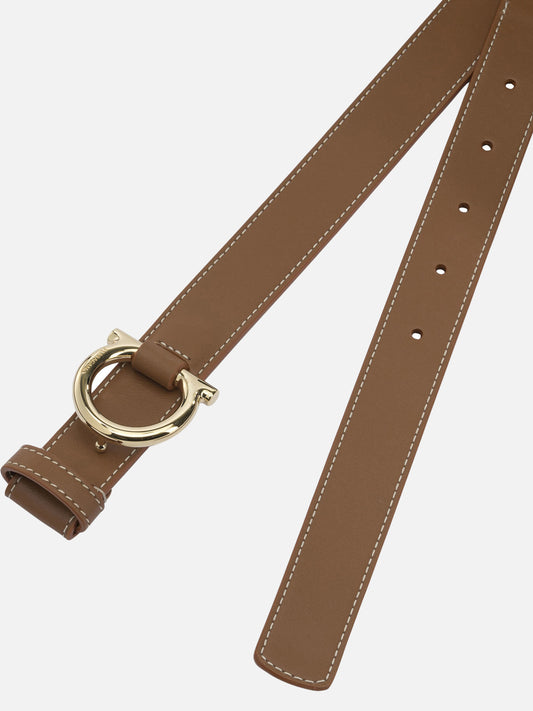 Leather belts 0790112 Beige - Ferragamo Women | PLP | VIETTI Online Store | 2