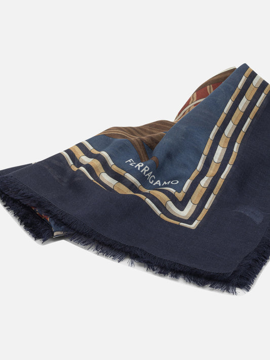 Silk scarves 0790817 White - Ferragamo Women | PLP | VIETTI Online Store | 2