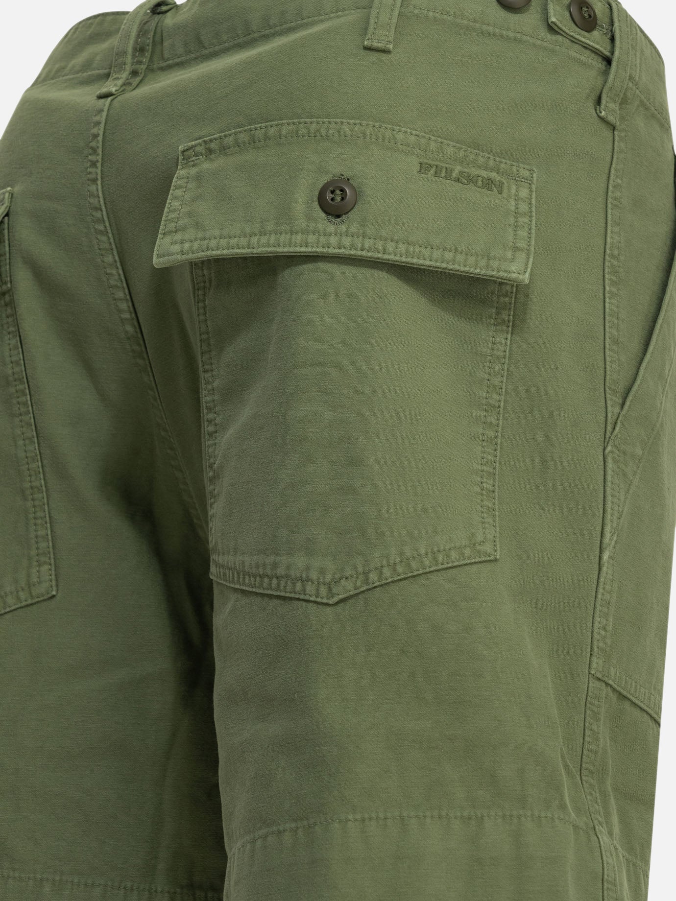 Utility shorts Solid colour Green - Filson Men | PDP | VIETTI Online Store | Zoom-Modal_4