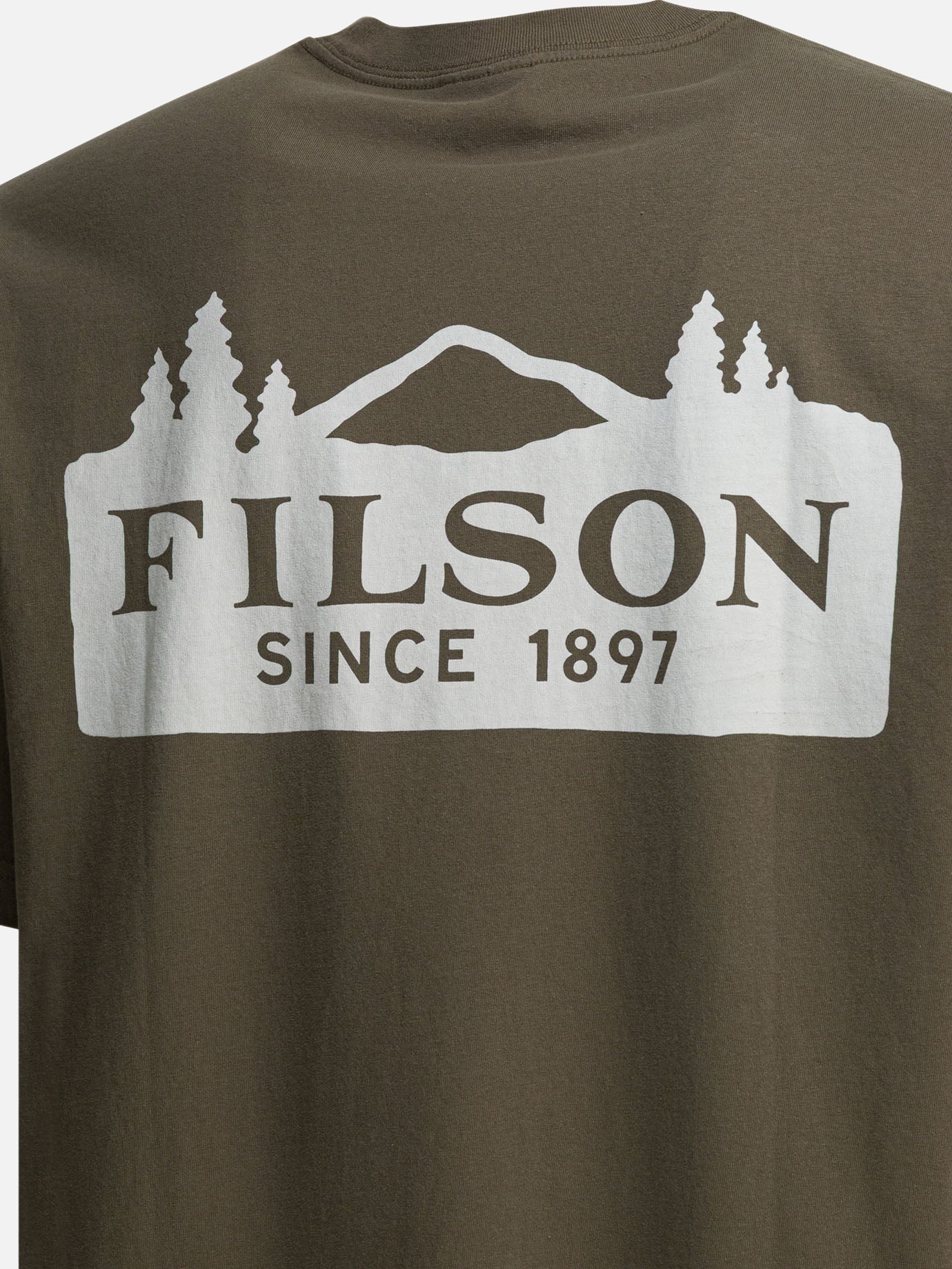 Crewneck t-shirts Logo Brown - Filson Men | PDP | VIETTI Online Store | Zoom-Modal_4