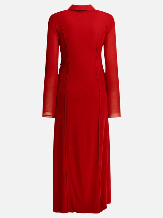 Abiti lunghi Solid colour Rosso - Ganni Donna | PLP | VIETTI Online Store | 2