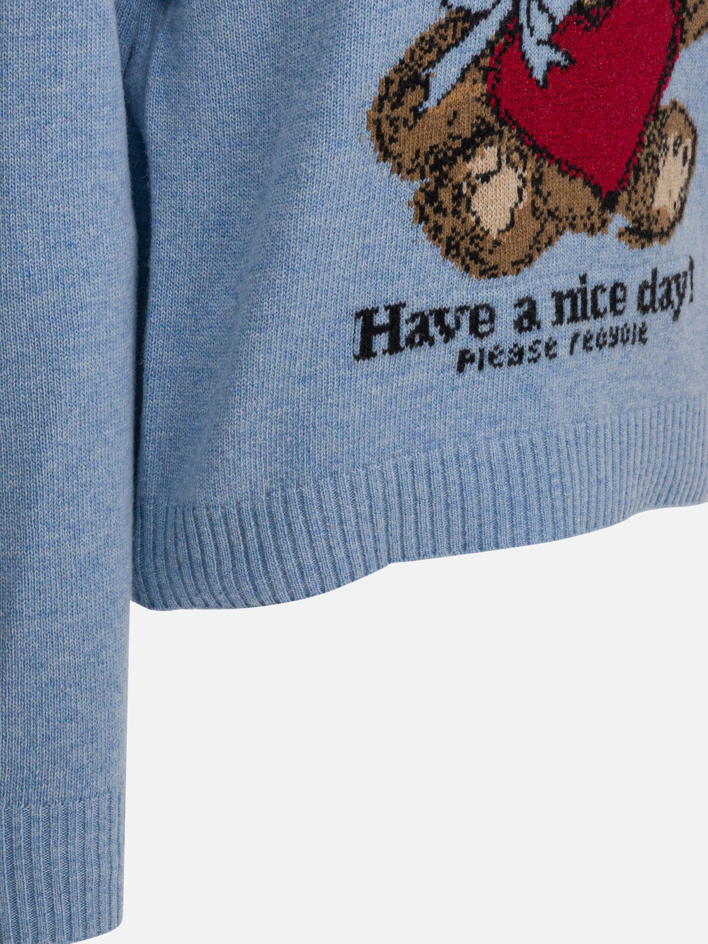 Crewneck sweaters Graphics Blue - Ganni Women | PDP | VIETTI Online Store | Zoom-Modal_4