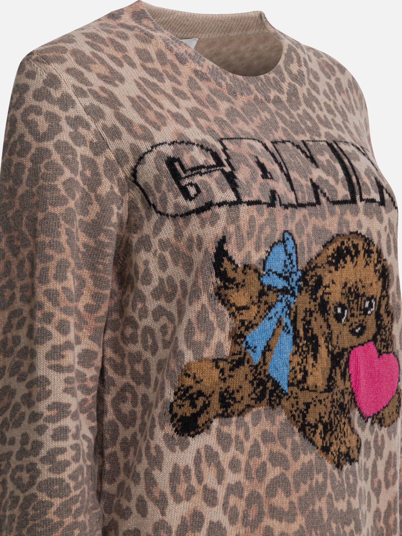 Crewneck sweaters Graphics Brown - Ganni Women | PDP | VIETTI Online Store | Zoom-Modal_4