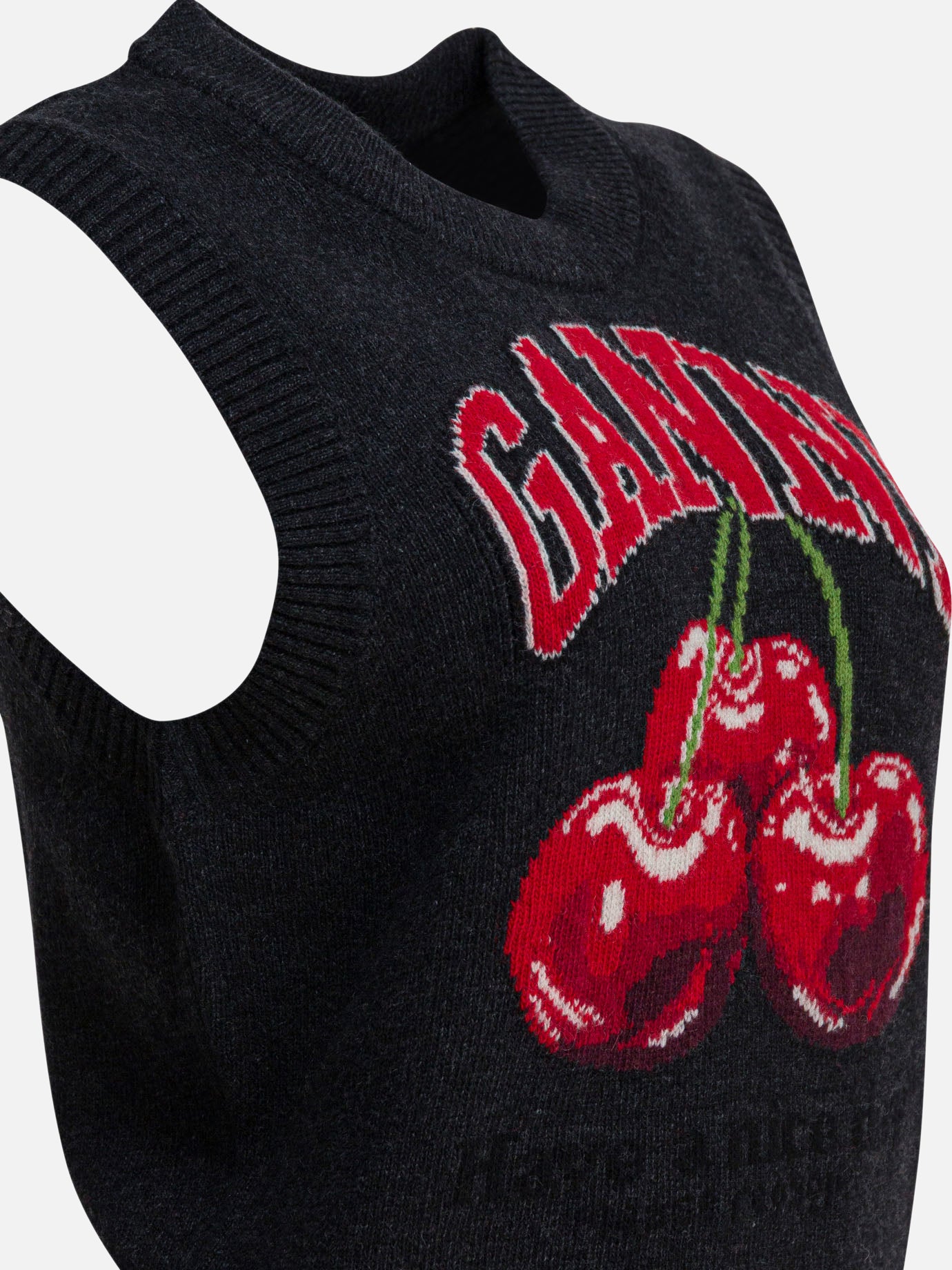 Vests Logo Black - Ganni Women | PDP | VIETTI Online Store | Zoom-Modal_4