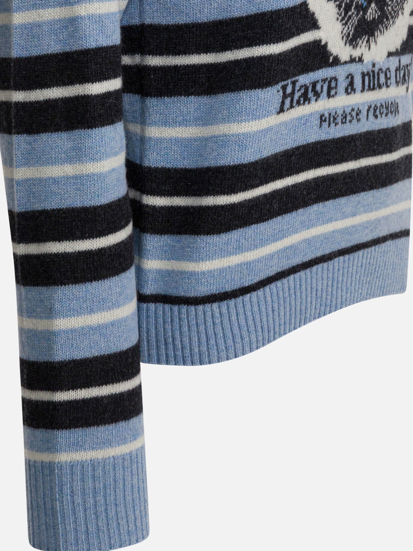 Crewneck sweaters Graphics Light blue - Ganni Women | PDP | VIETTI Online Store | Zoom-Modal_4