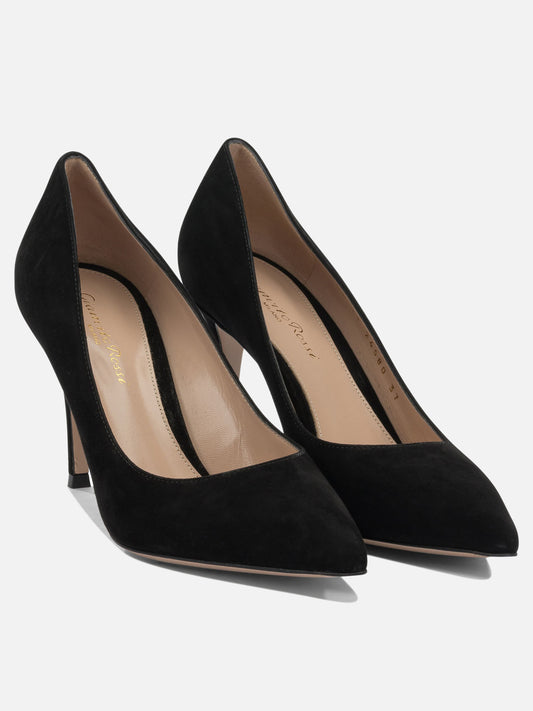 Pumps 100% suede leather - 100% calf leather Black - Gianvito Rossi Women | PLP | VIETTI Online Store | 2