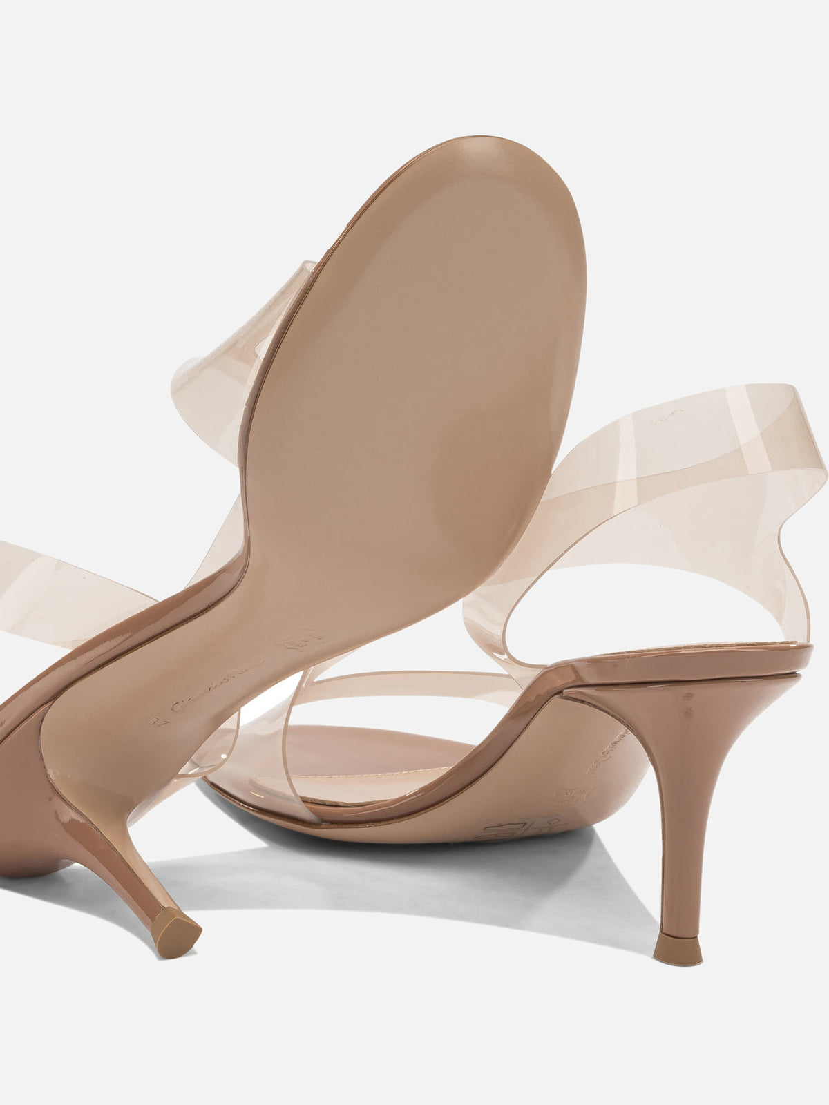 Gianvito Rossi "Metropolis 70 mm" heeled sandals Beige