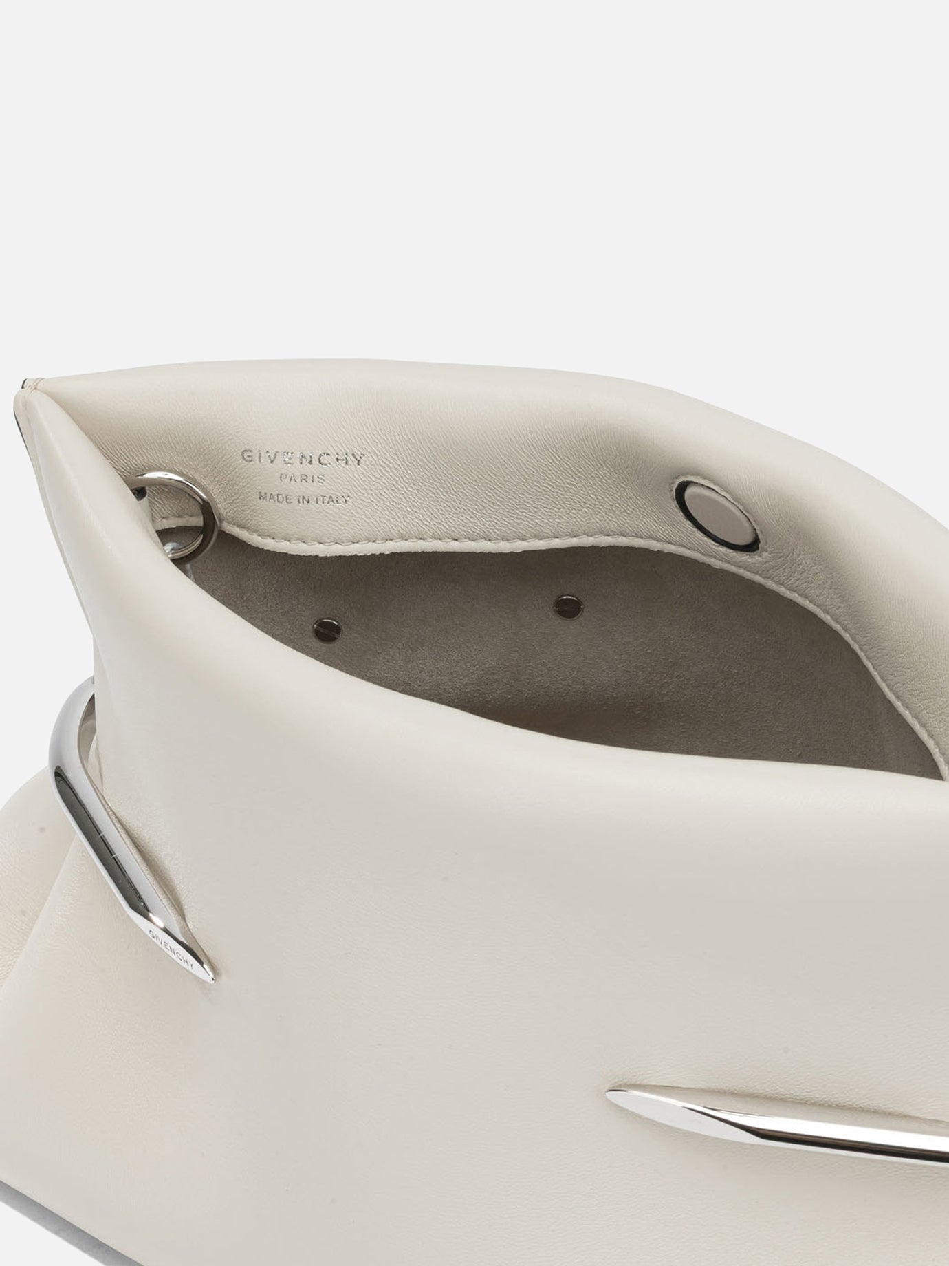 Pouch 100% lamb leather - Lining: 100% calf leather White - Givenchy Women | PDP | VIETTI Online Store | Zoom-Modal_5