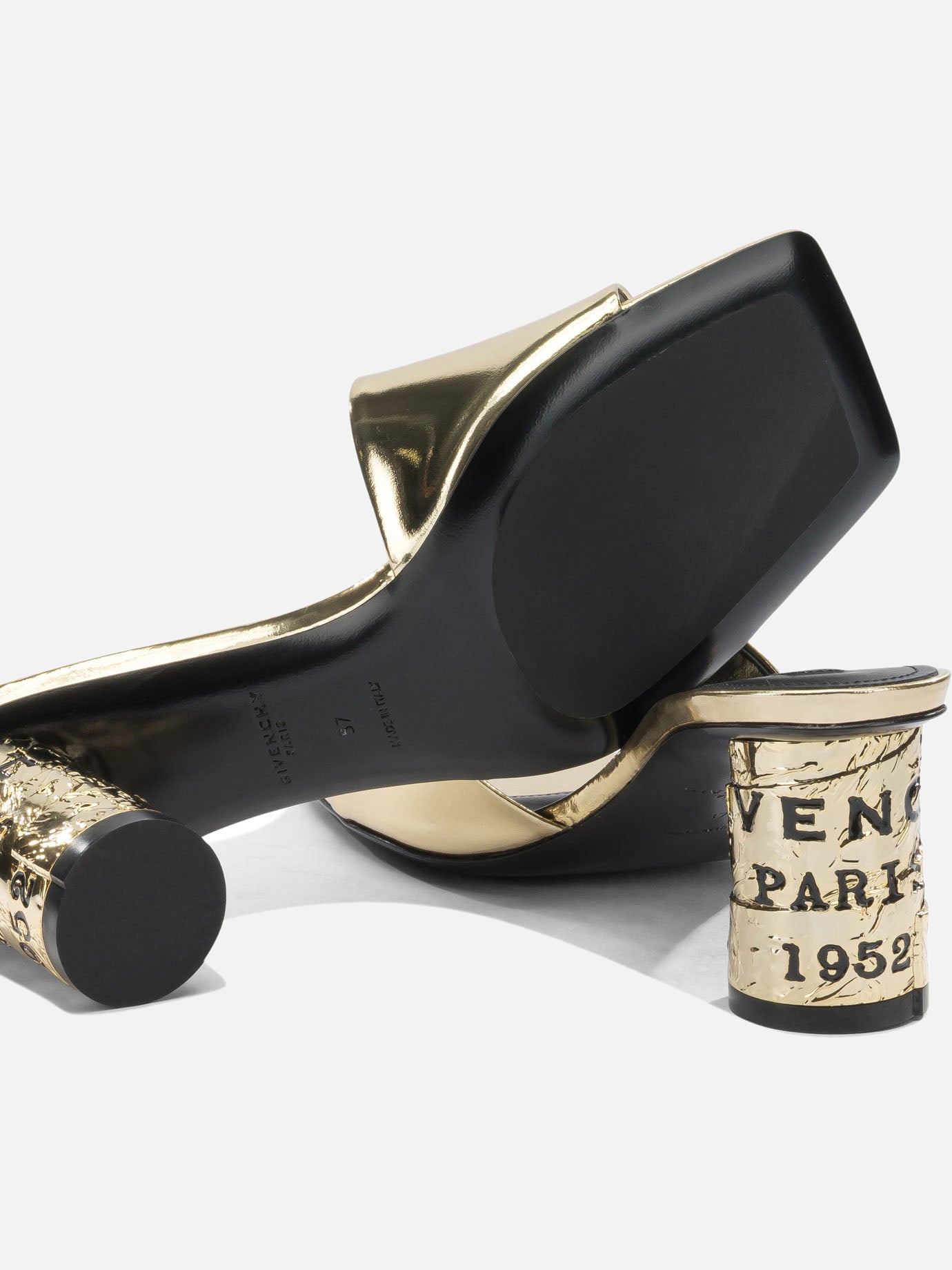 Heeled sandals 100% calf leather Gold - Givenchy Women | PDP | VIETTI Online Store | Zoom-Modal_5