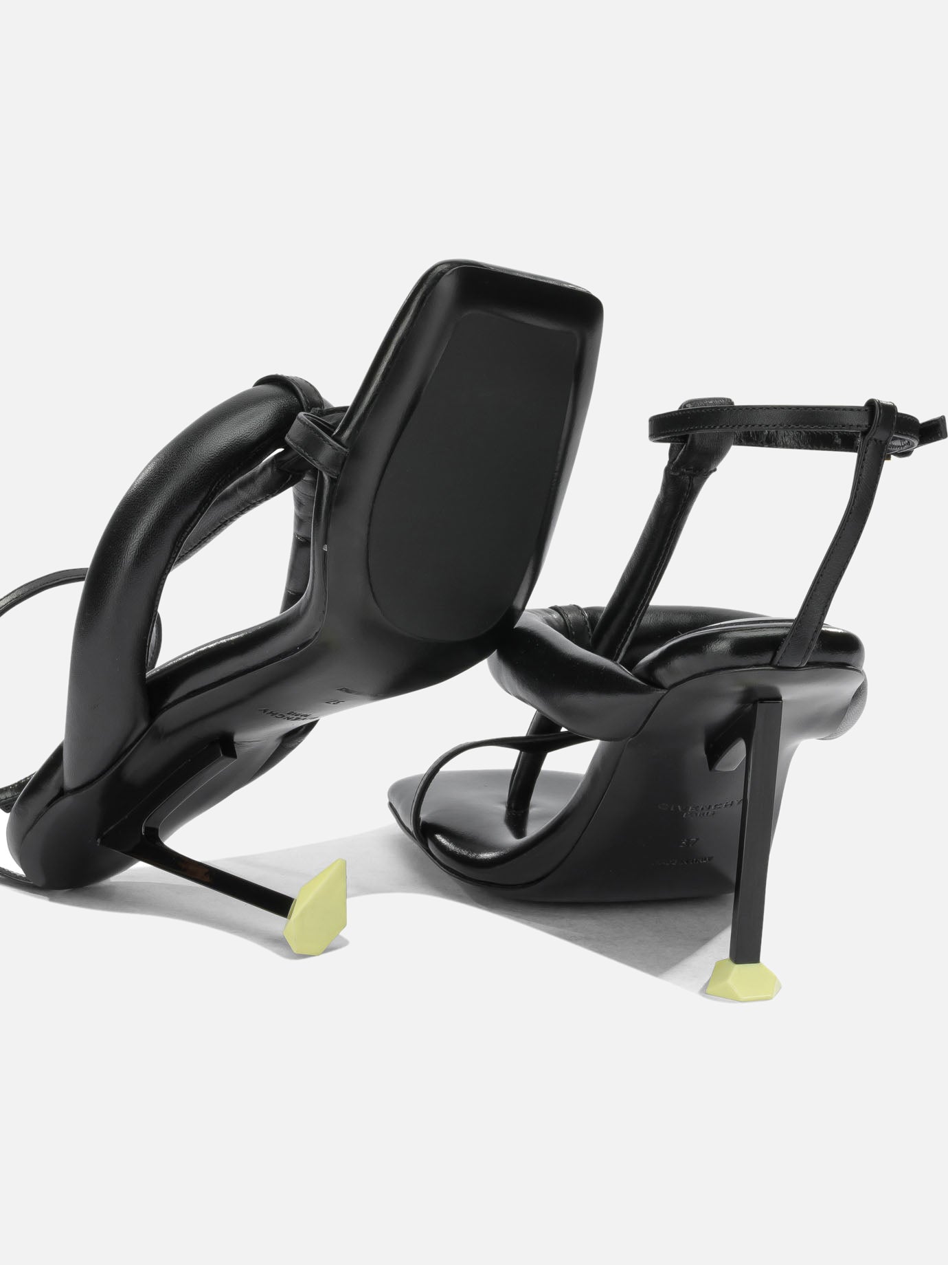 Sandali con tacco 100% calf leather - 100% lamb leather Nero - Givenchy Donna | PDP | VIETTI Online Store | Zoom-Modal_5