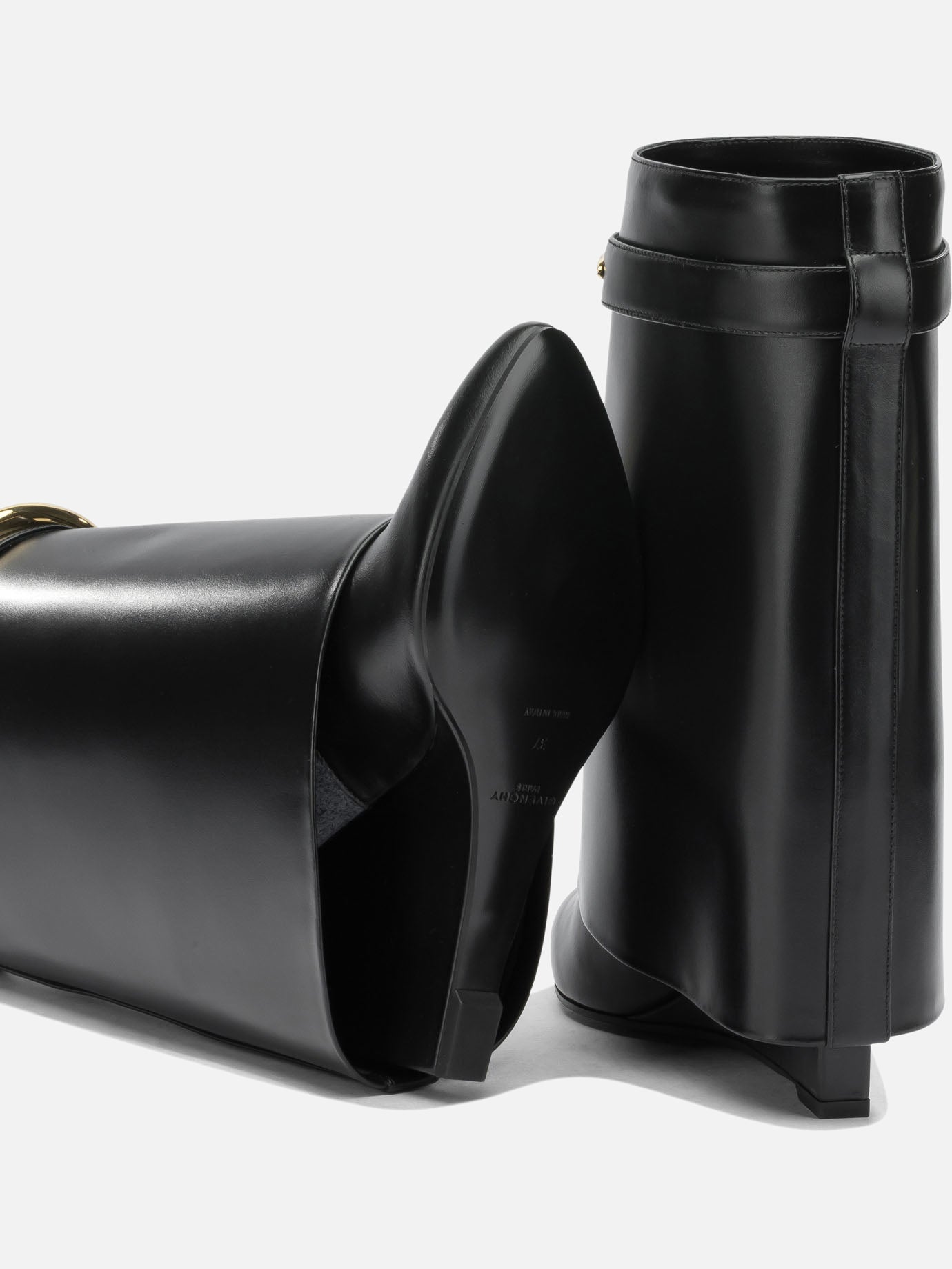 Pull-on boots 100% calf leather Black - Givenchy Women | PDP | VIETTI Online Store | Zoom-Modal_5
