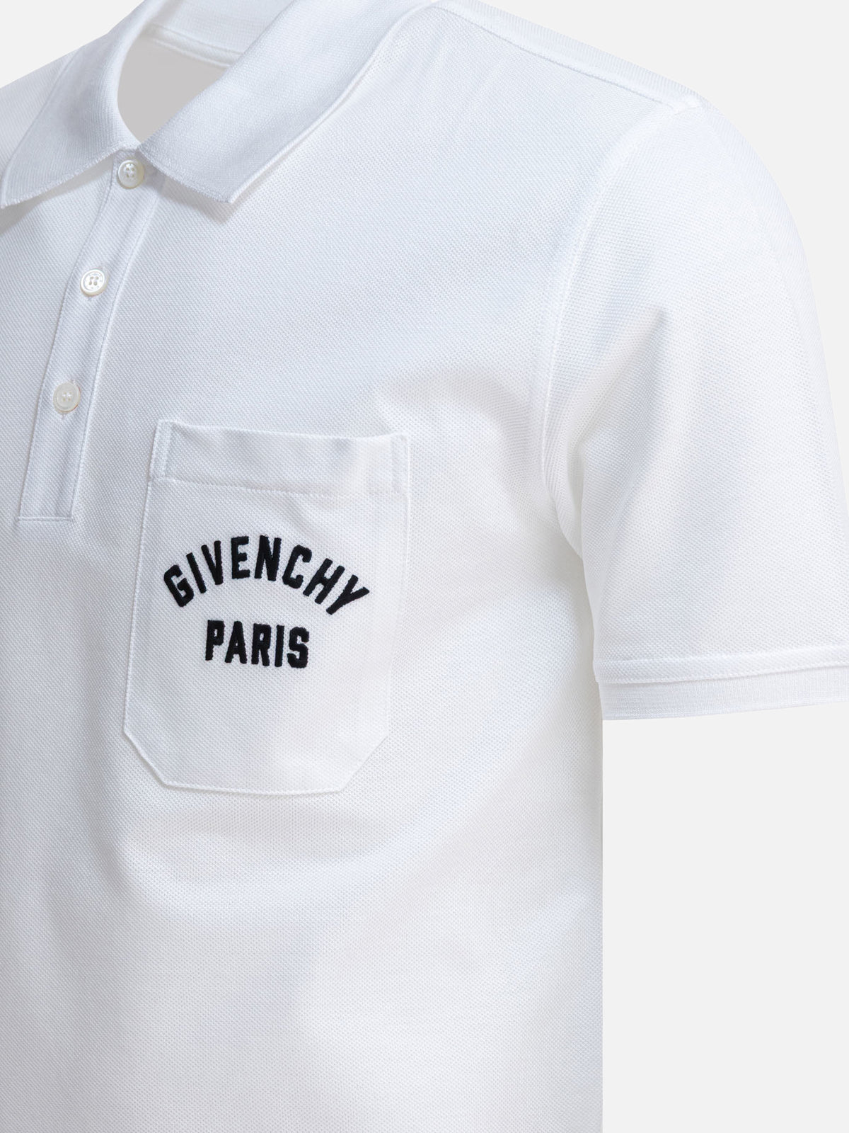 Givenchy Cotton short-sleeved polo shirt White