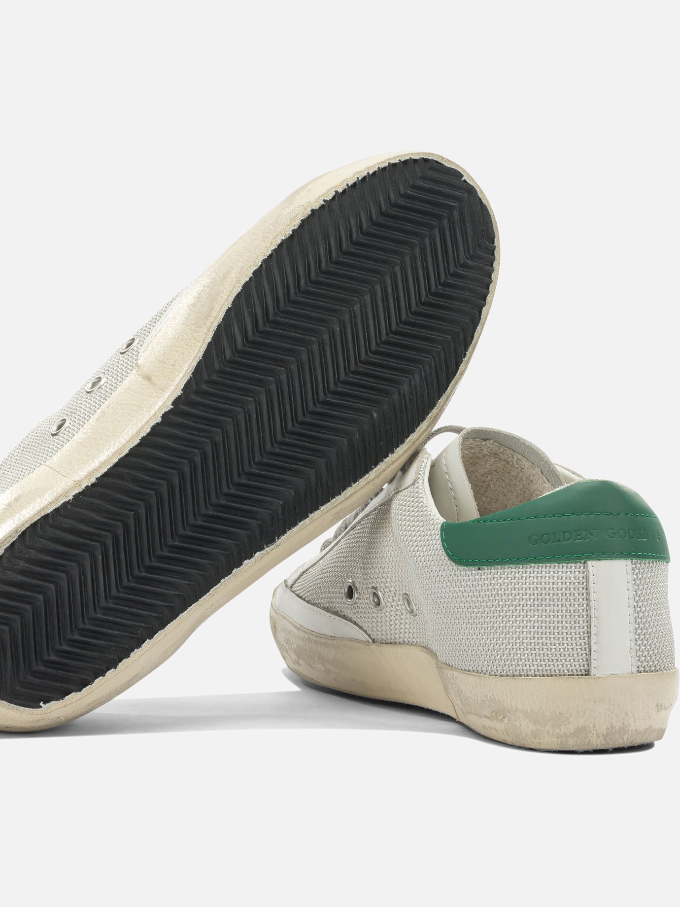 Low top sneakers 50% cow leather 50% polyester - 100% rubber Silver - Golden Goose Men | PDP | VIETTI Online Store | Zoom-Modal_5