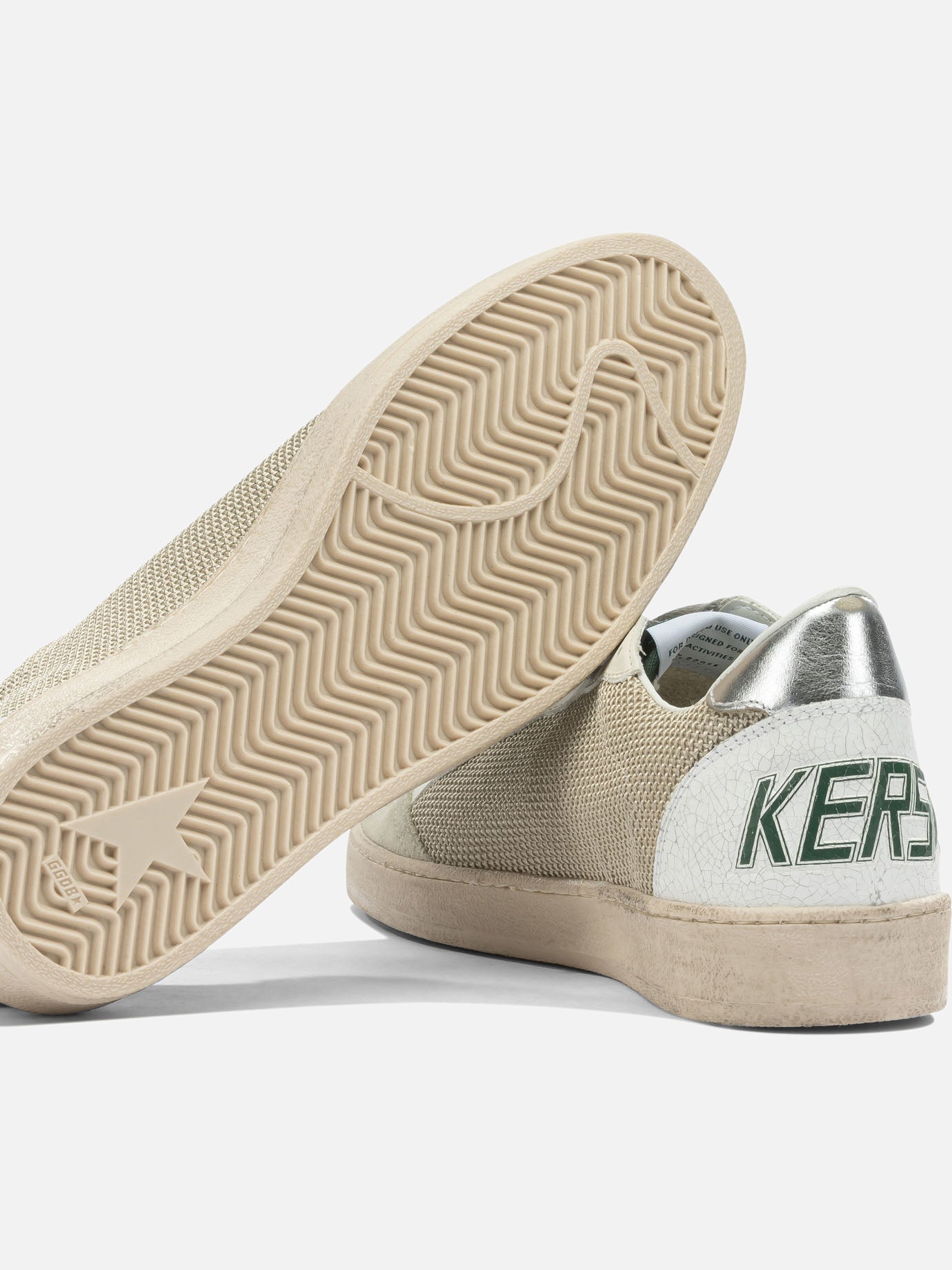 Low top sneakers 50% polyester 42% cow leather 8% polyamide - 100% rubber White - Golden Goose Men | PDP | VIETTI Online Store | Zoom-Modal_5