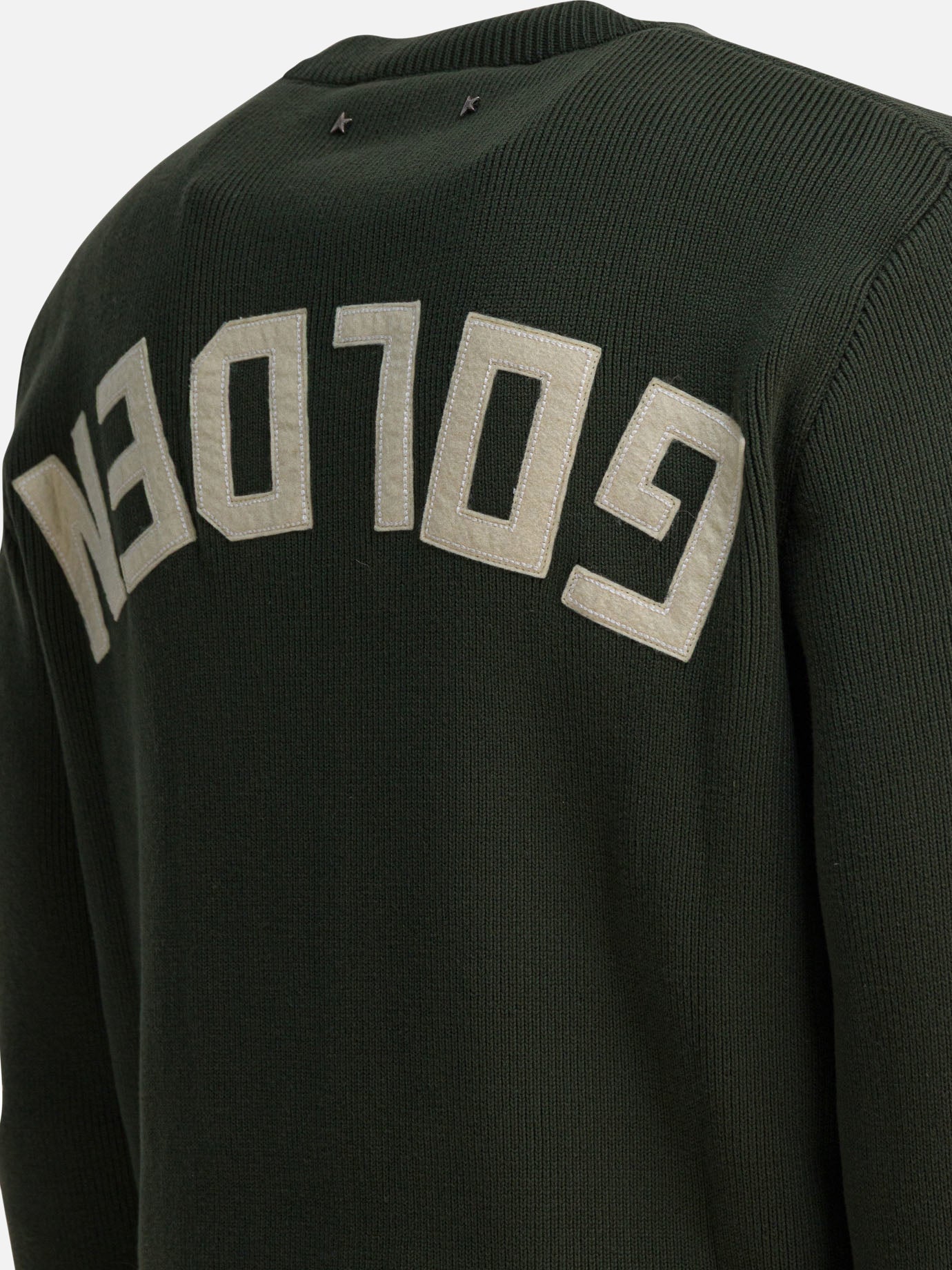 Crewneck sweaters Solid colour Green - Golden Goose Men | PDP | VIETTI Online Store | Zoom-Modal_6