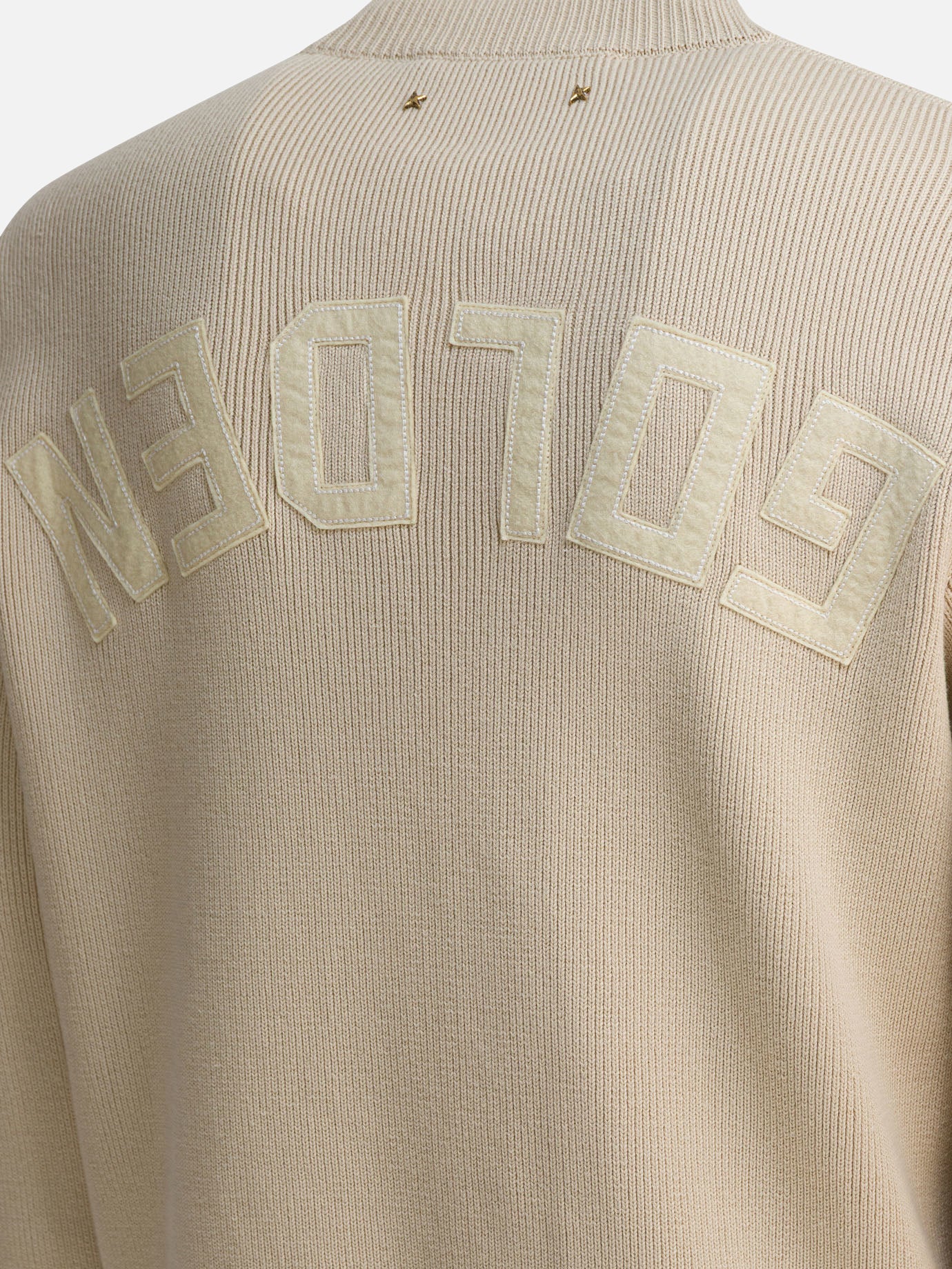 Crewneck sweaters Solid colour Beige - Golden Goose Men | PDP | VIETTI Online Store | Zoom-Modal_4