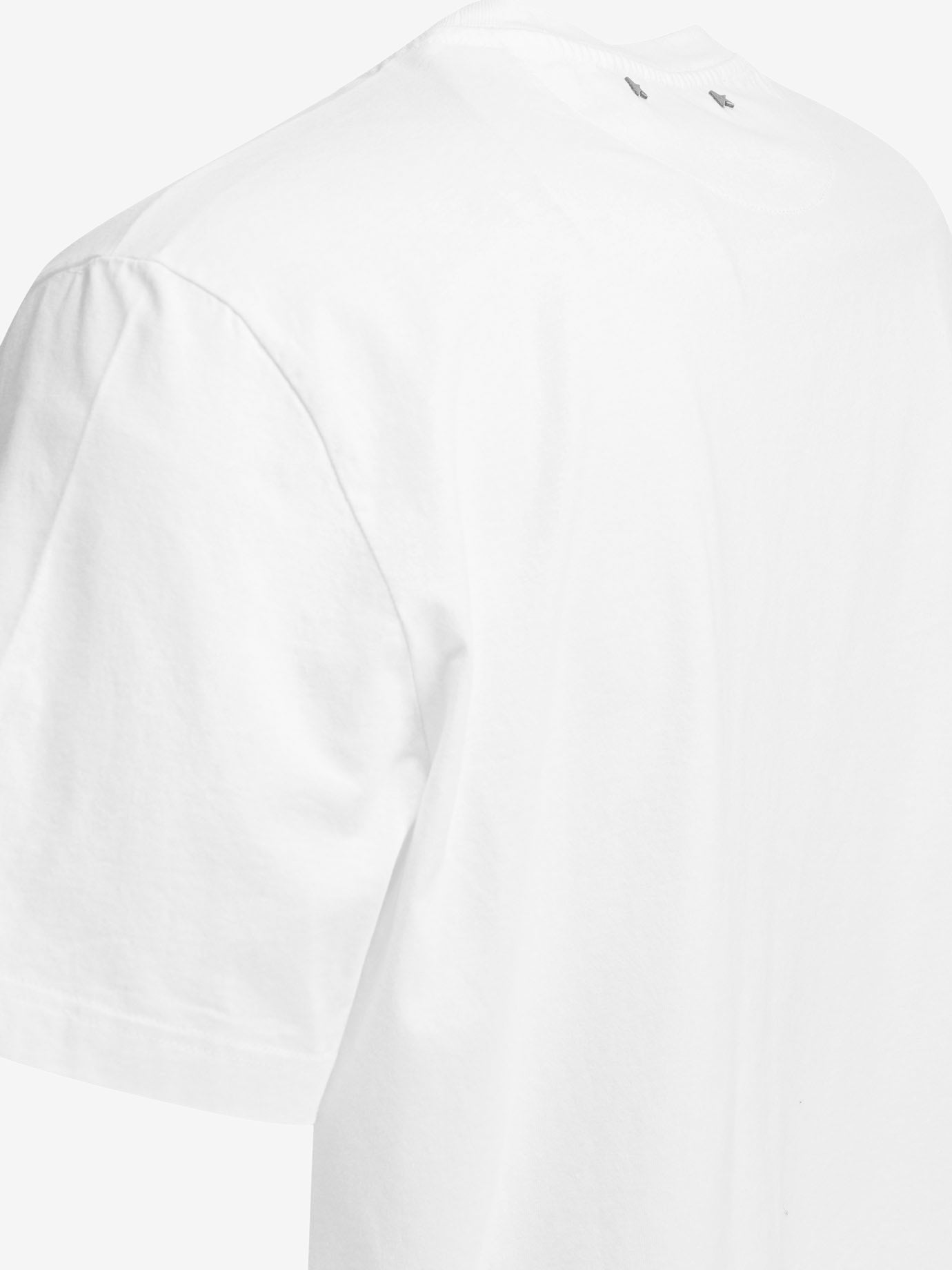 Crewneck t-shirts Logo White - Golden Goose Men | PDP | VIETTI Online Store | Zoom-Modal_4