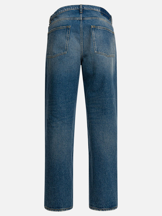 Wide-leg jeans Solid colour Blue - Golden Goose Men | PLP | VIETTI Online Store | 2