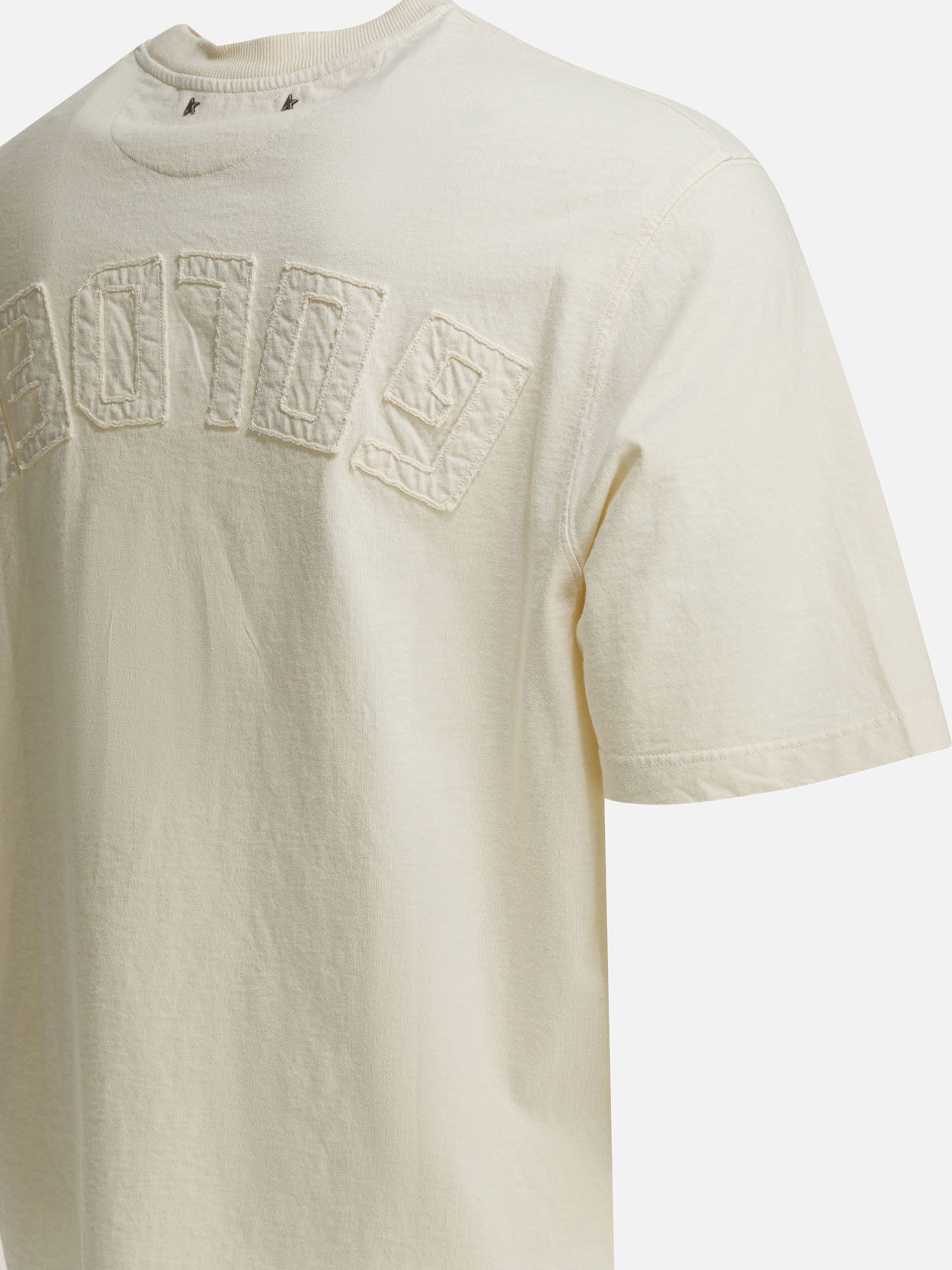 Crewneck t-shirts Logo White - Golden Goose Men | PDP | VIETTI Online Store | Zoom-Modal_4