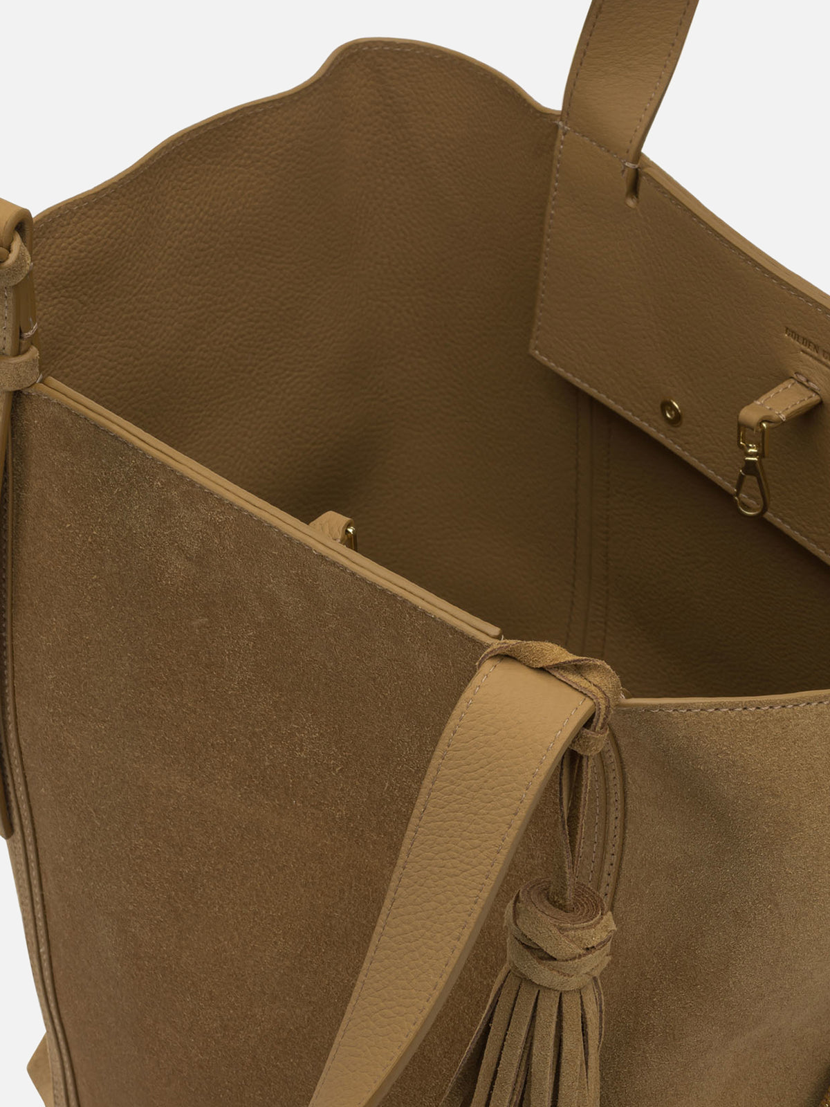 Golden Goose "East West" large shoulder bag Brown