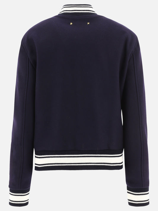 Bomber jackets Logo Blue - Golden Goose Women | PLP | VIETTI Online Store | 2