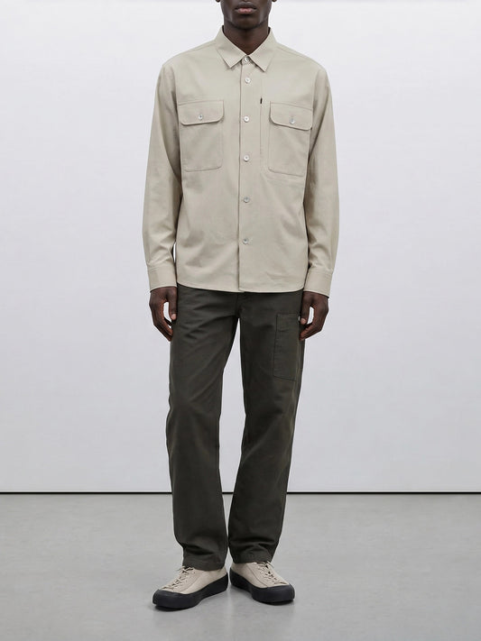 Casual shirts Solid colour Beige - Goldwin Men | PLP | VIETTI Online Store | 2