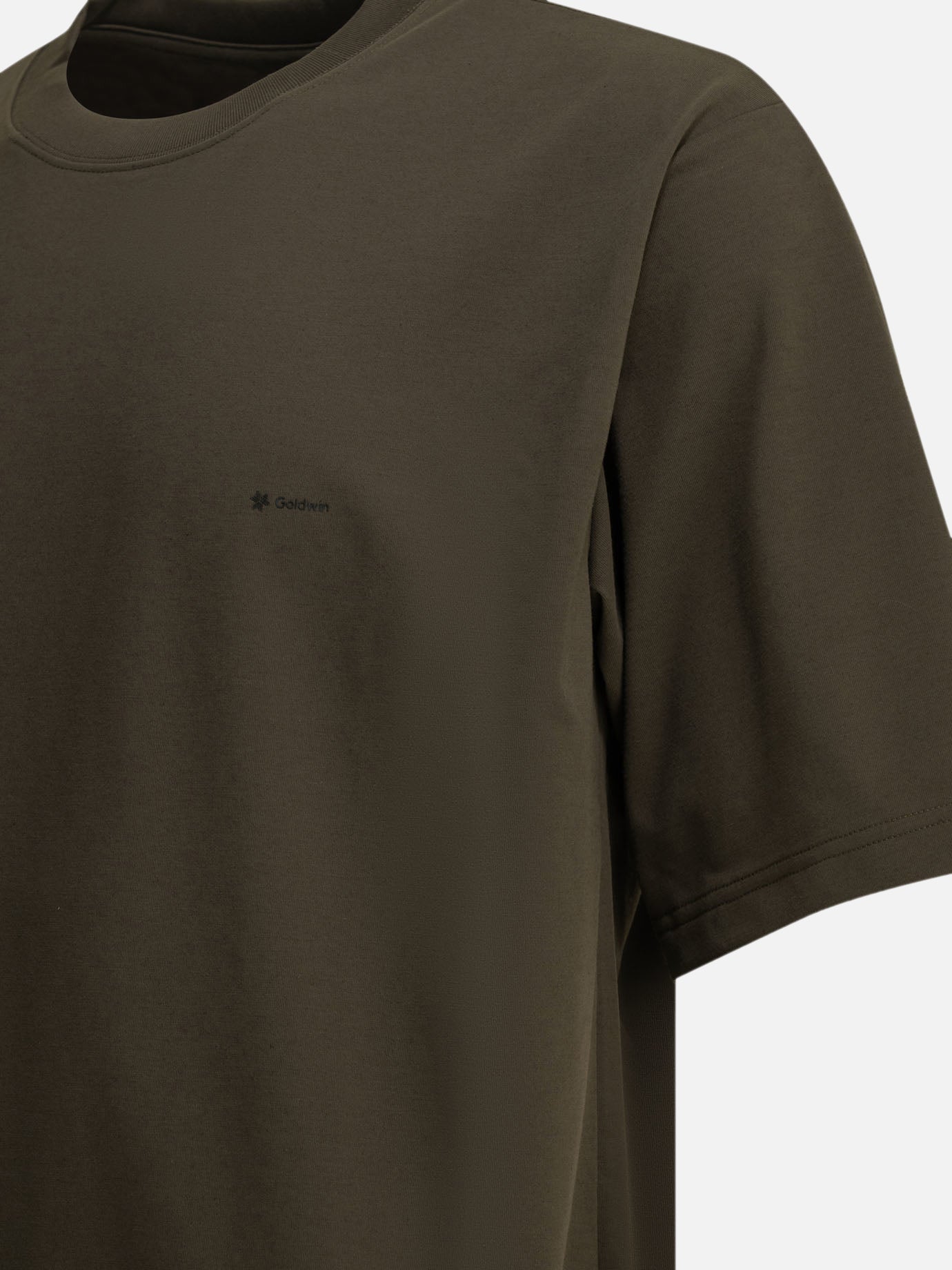Crewneck t-shirts Logo Brown - Goldwin Men | PDP | VIETTI Online Store | Zoom-Modal_4