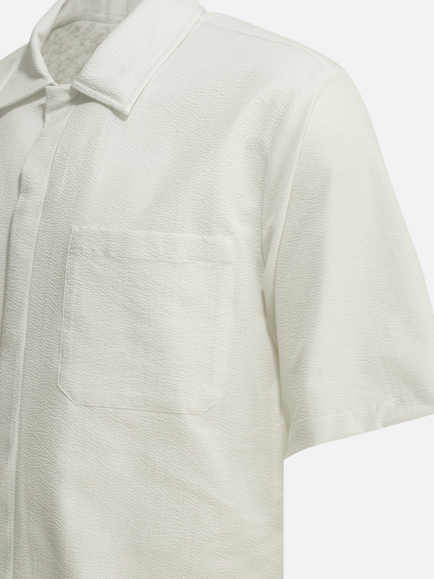 Casual shirts Solid colour White - Herno Men | PDP | VIETTI Online Store | Zoom-Modal_4