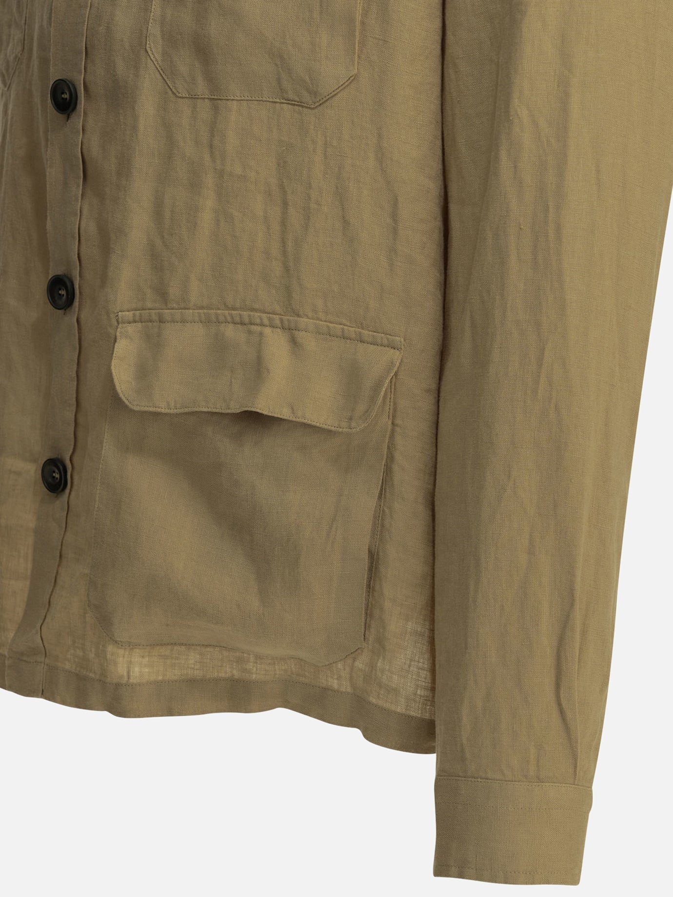 Overshirt jackets Solid colour Beige - Herno Men | PDP | VIETTI Online Store | Zoom-Modal_4