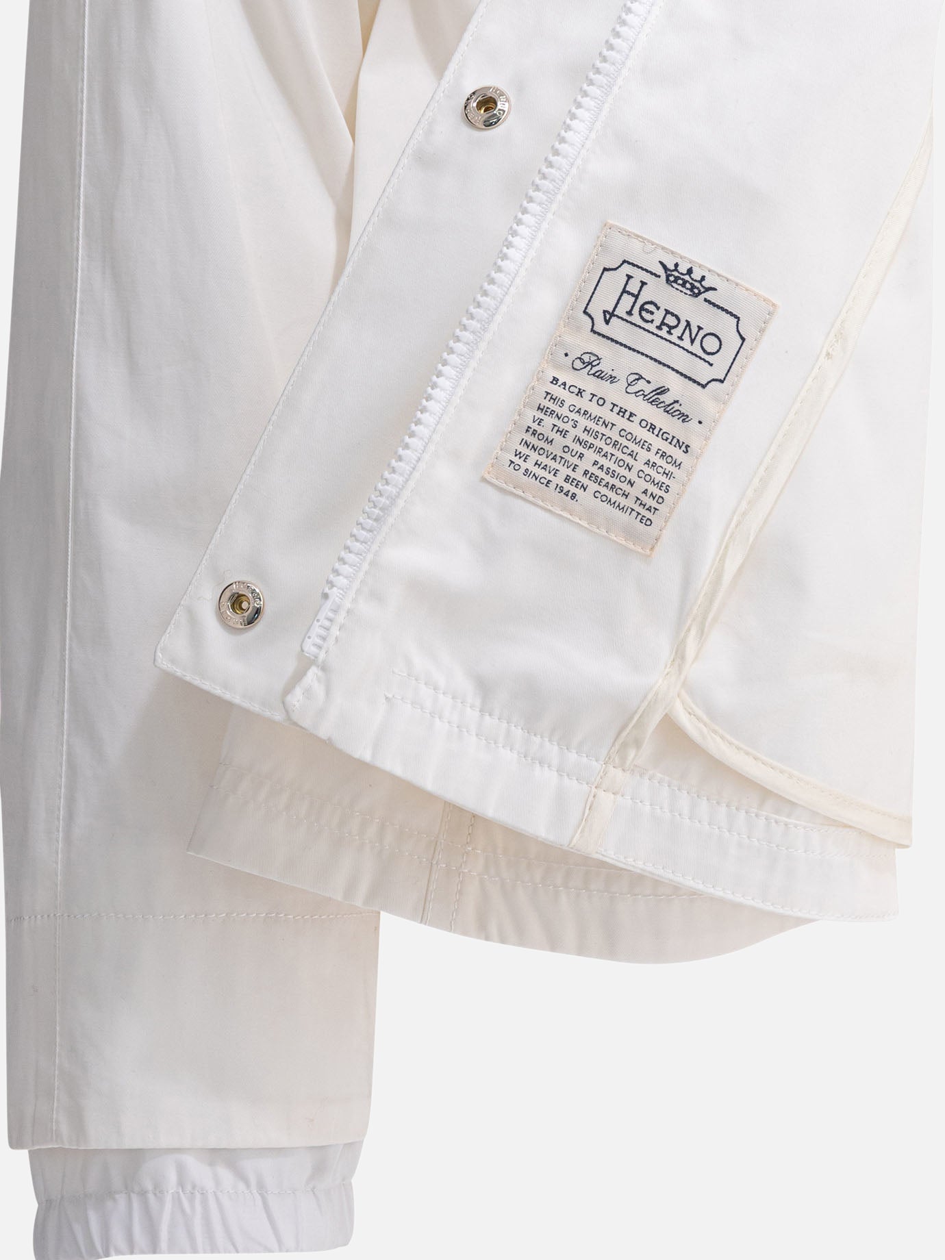Raincoats & Trench coats Solid colour White - Herno Women | PDP | VIETTI Online Store | Zoom-Modal_4