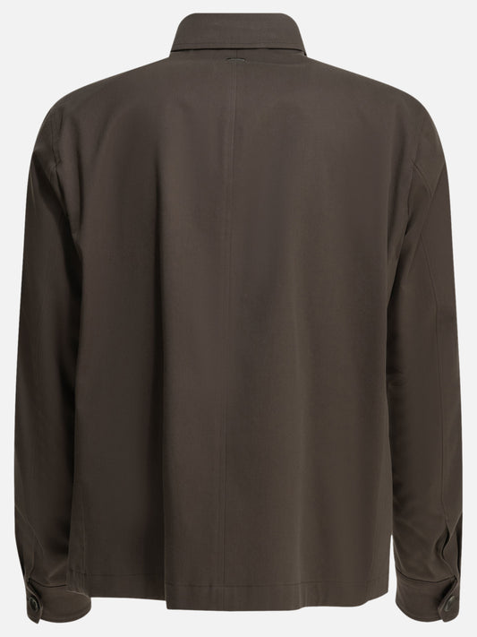 Overshirt jackets Solid colour Brown - Herno Men | PLP | VIETTI Online Store | 2