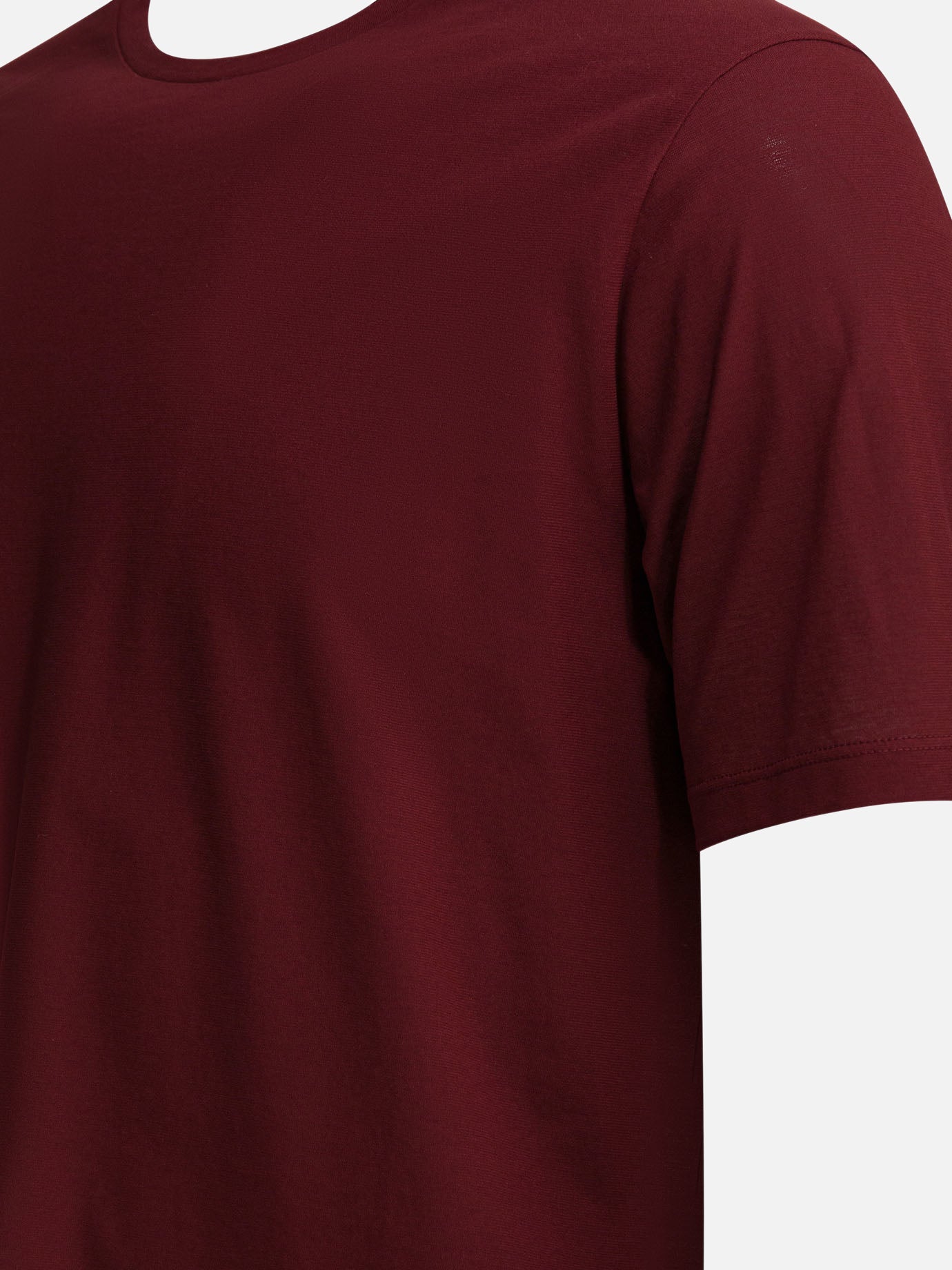 Crewneck t-shirts Solid colour Red - Herno Men | PDP | VIETTI Online Store | Zoom-Modal_4