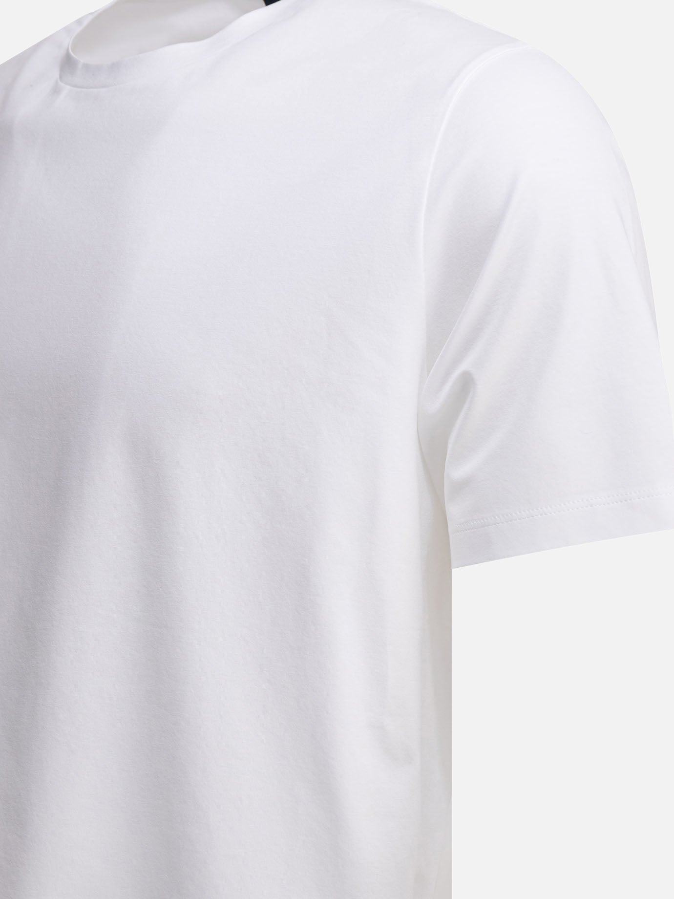 Crewneck t-shirts Solid colour White - Herno Men | PDP | VIETTI Online Store | Zoom-Modal_4