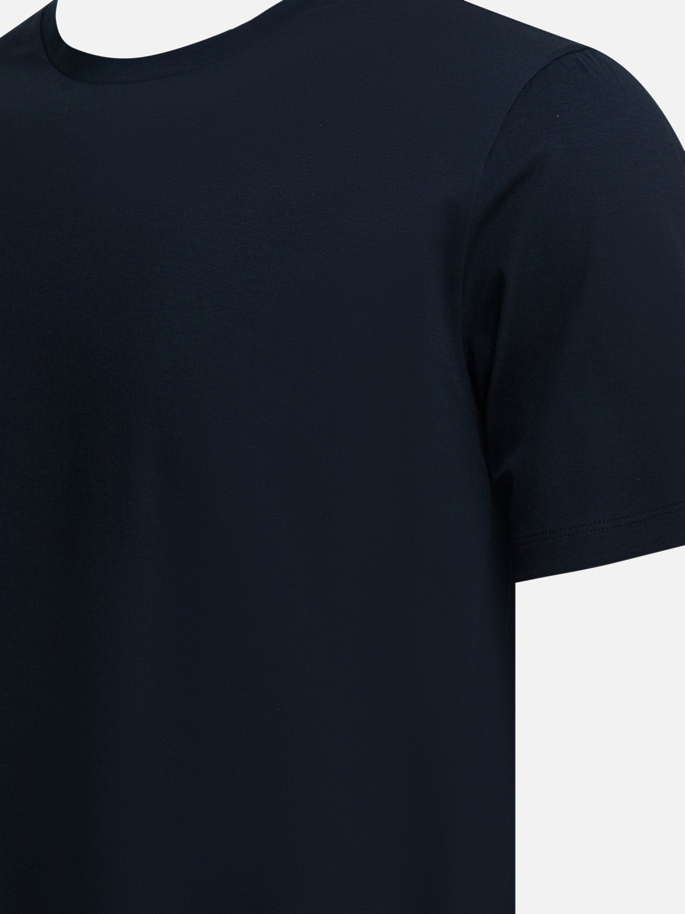 Crewneck t-shirts Solid colour Blue - Herno Men | PDP | VIETTI Online Store | Zoom-Modal_4