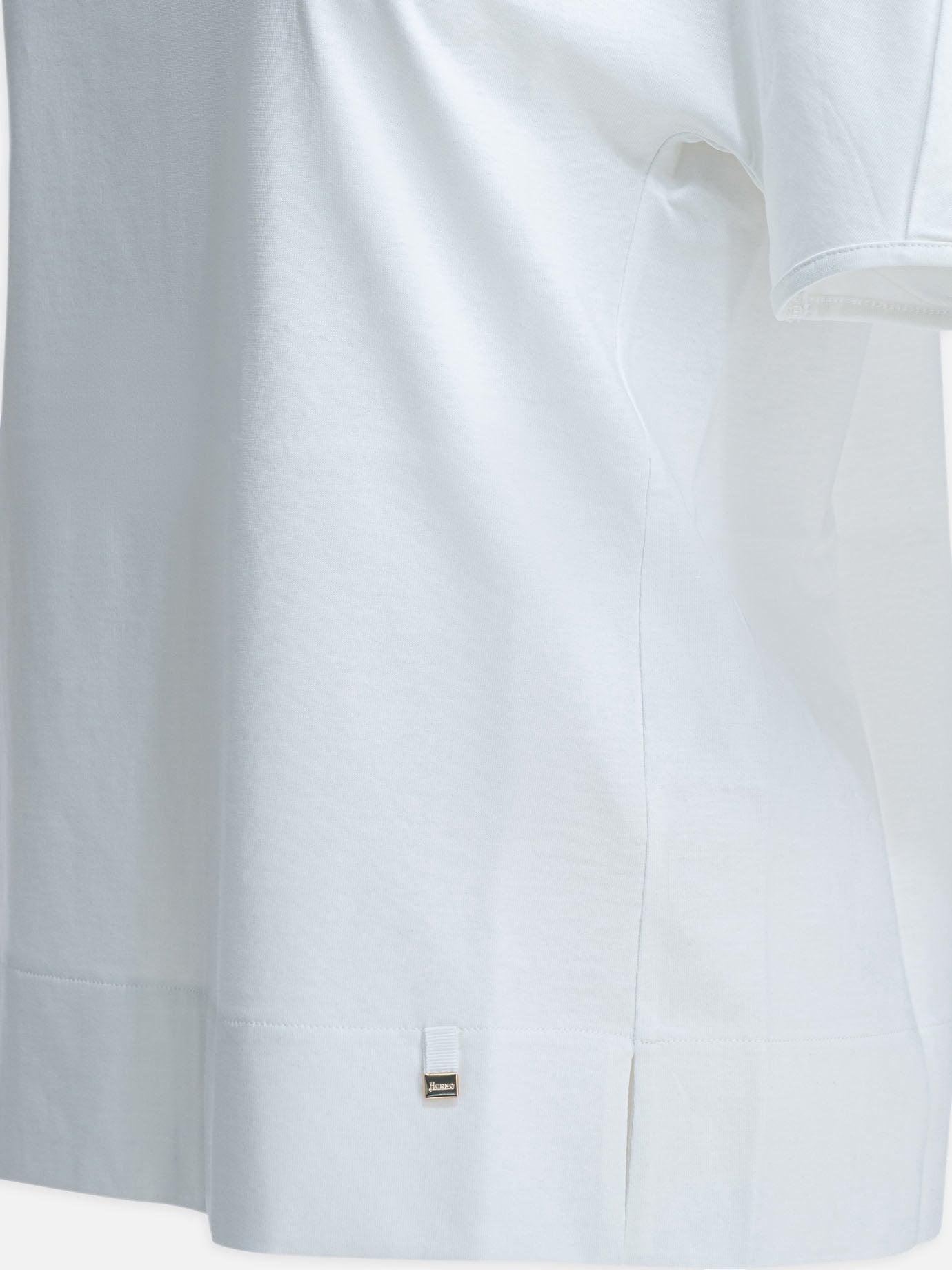 Crewneck t-shirts Solid colour White - Herno Women | PDP | VIETTI Online Store | Zoom-Modal_4