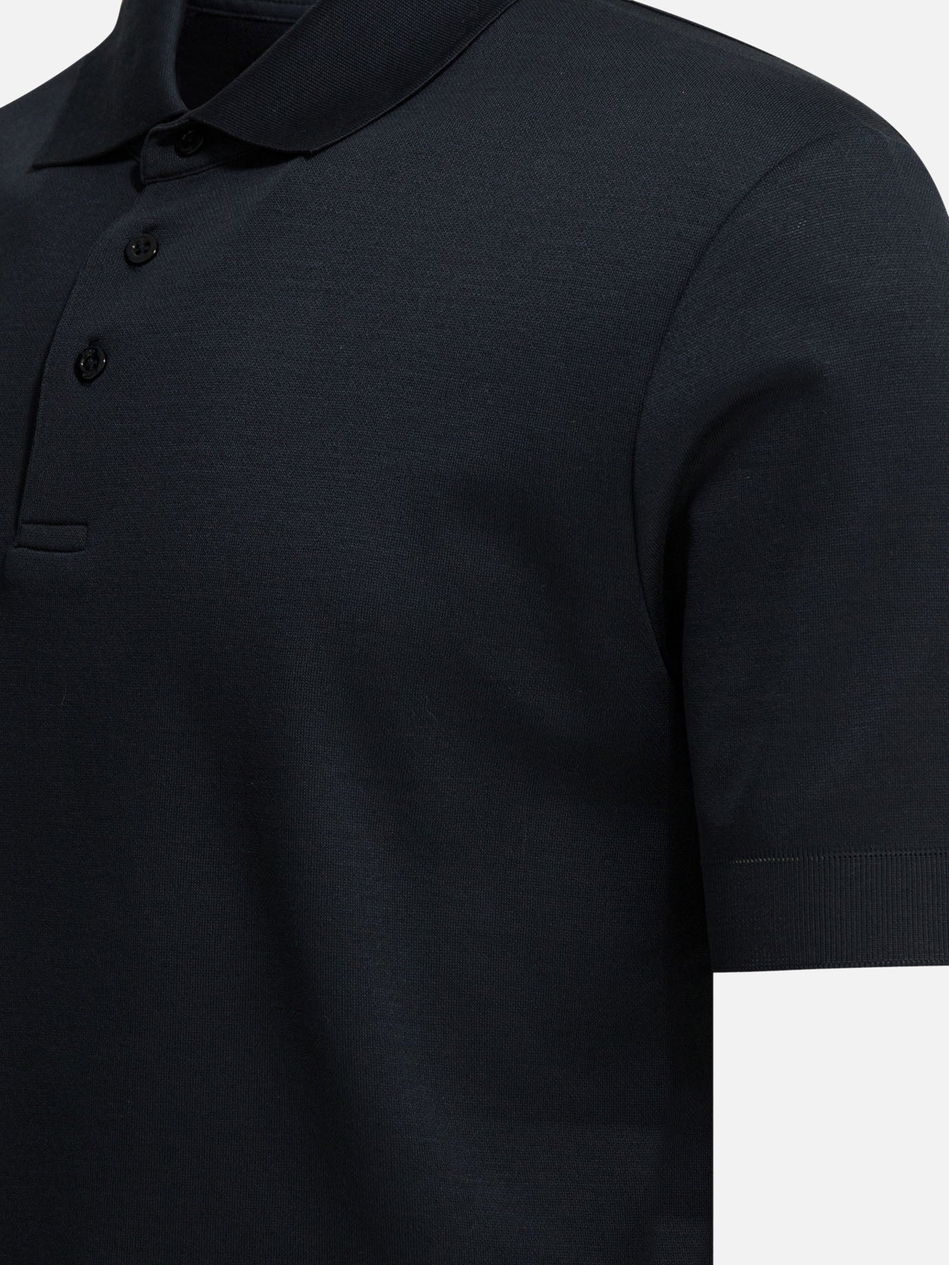 Polo shirts with buttons Solid colour Blue - Herno Men | PDP | VIETTI Online Store | Zoom-Modal_4
