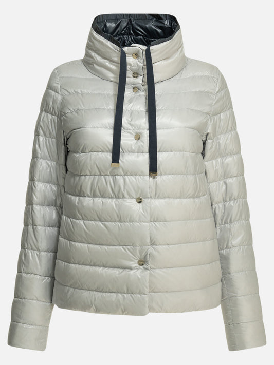Down jackets Solid colour Blue - Herno Women | PLP | VIETTI Online Store | 2