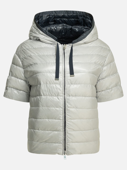 Down jackets Solid colour Blue - Herno Women | PLP | VIETTI Online Store | 2