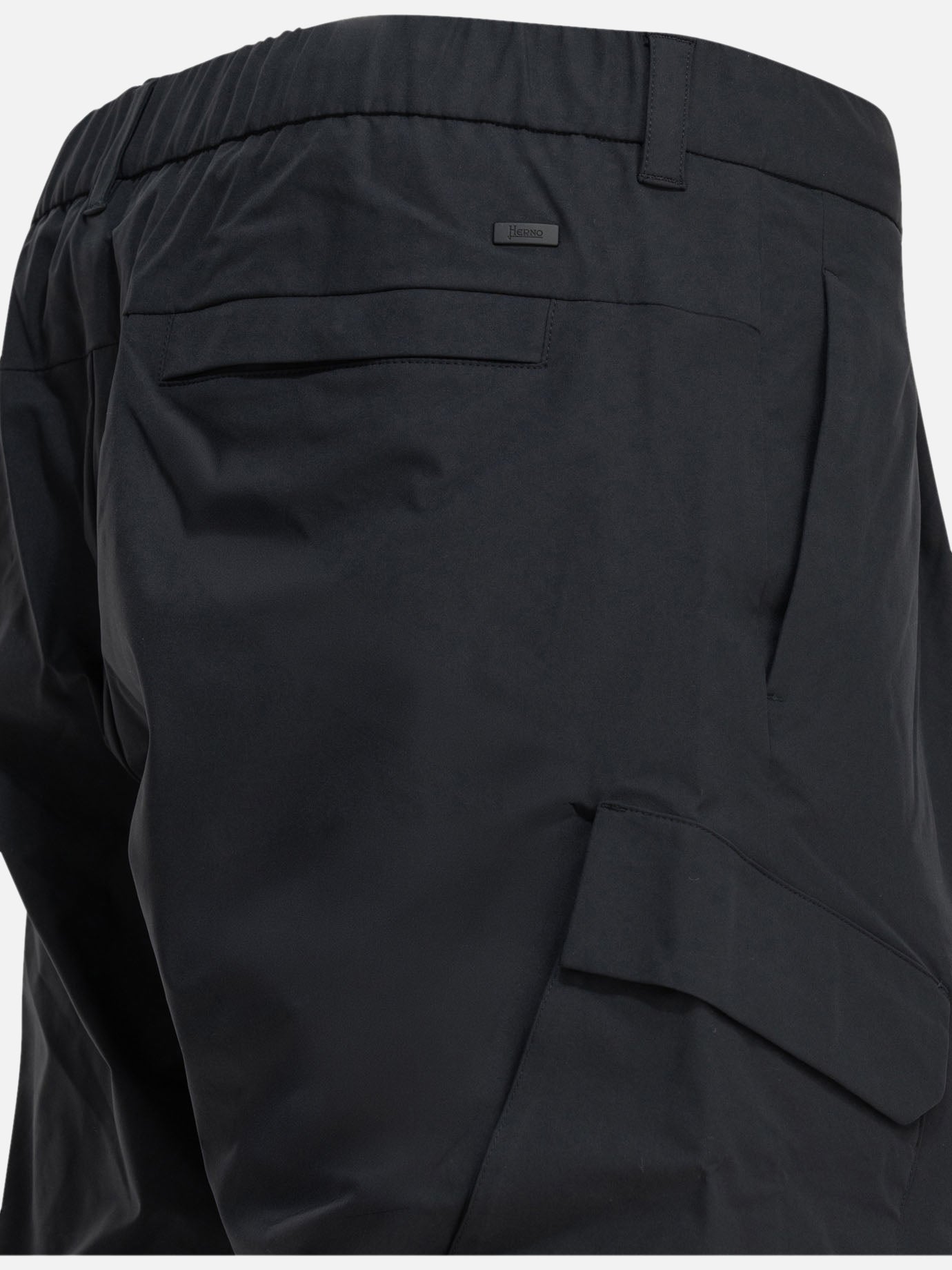 Cargo shorts Solid colour Blue - Herno Men | PDP | VIETTI Online Store | Zoom-Modal_4