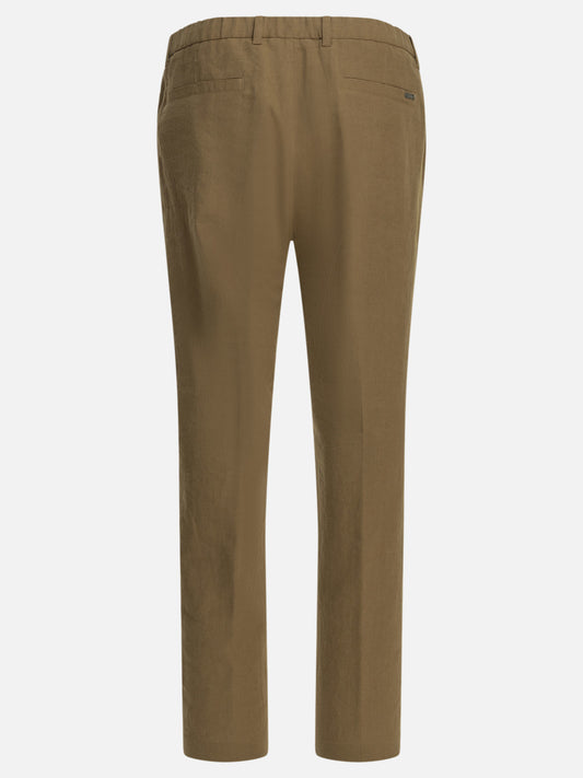 Leisure trousers Solid colour Brown - Herno Men | PLP | VIETTI Online Store | 2