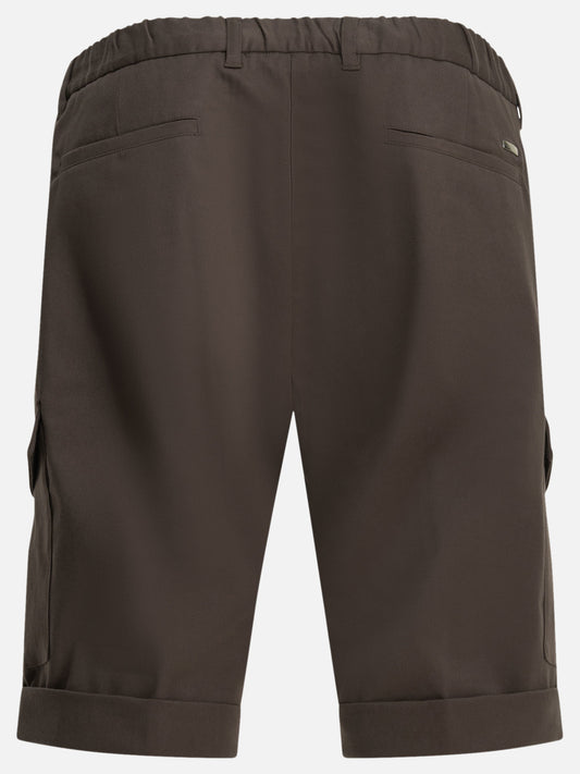 Cargo shorts Solid colour Brown - Herno Men | PLP | VIETTI Online Store | 2