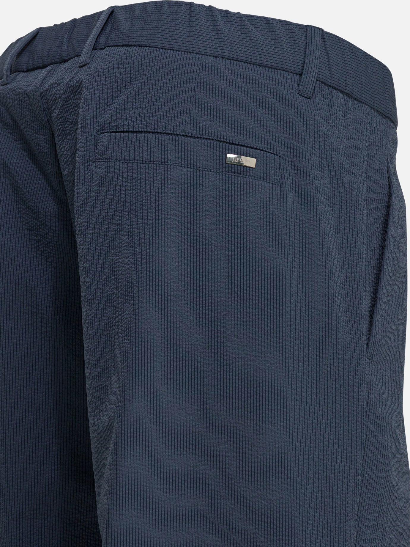 Formal shorts Solid colour Blue - Herno Men | PDP | VIETTI Online Store | Zoom-Modal_4