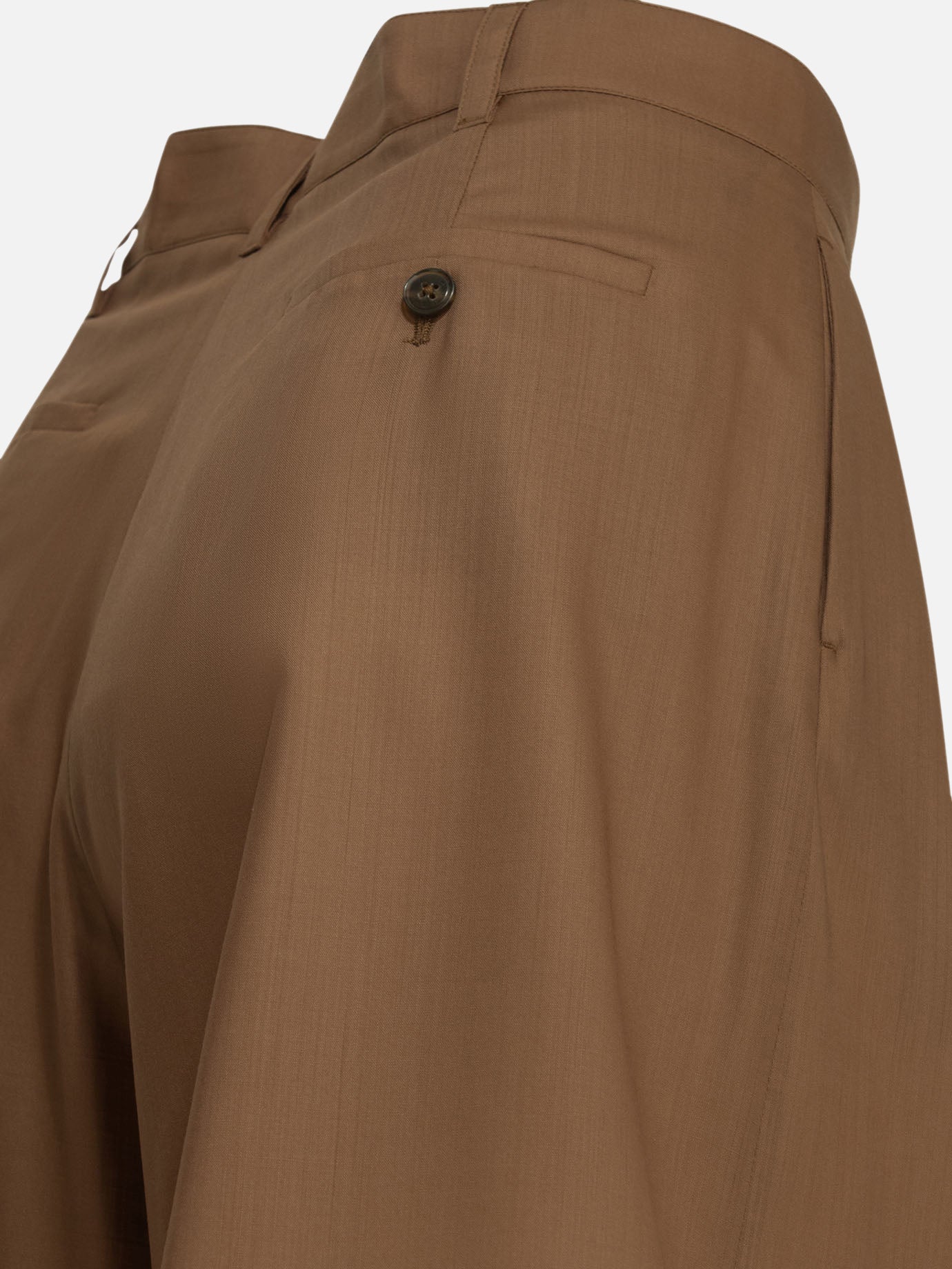 Formal shorts Solid colour Brown - Herno Women | PDP | VIETTI Online Store | Zoom-Modal_4