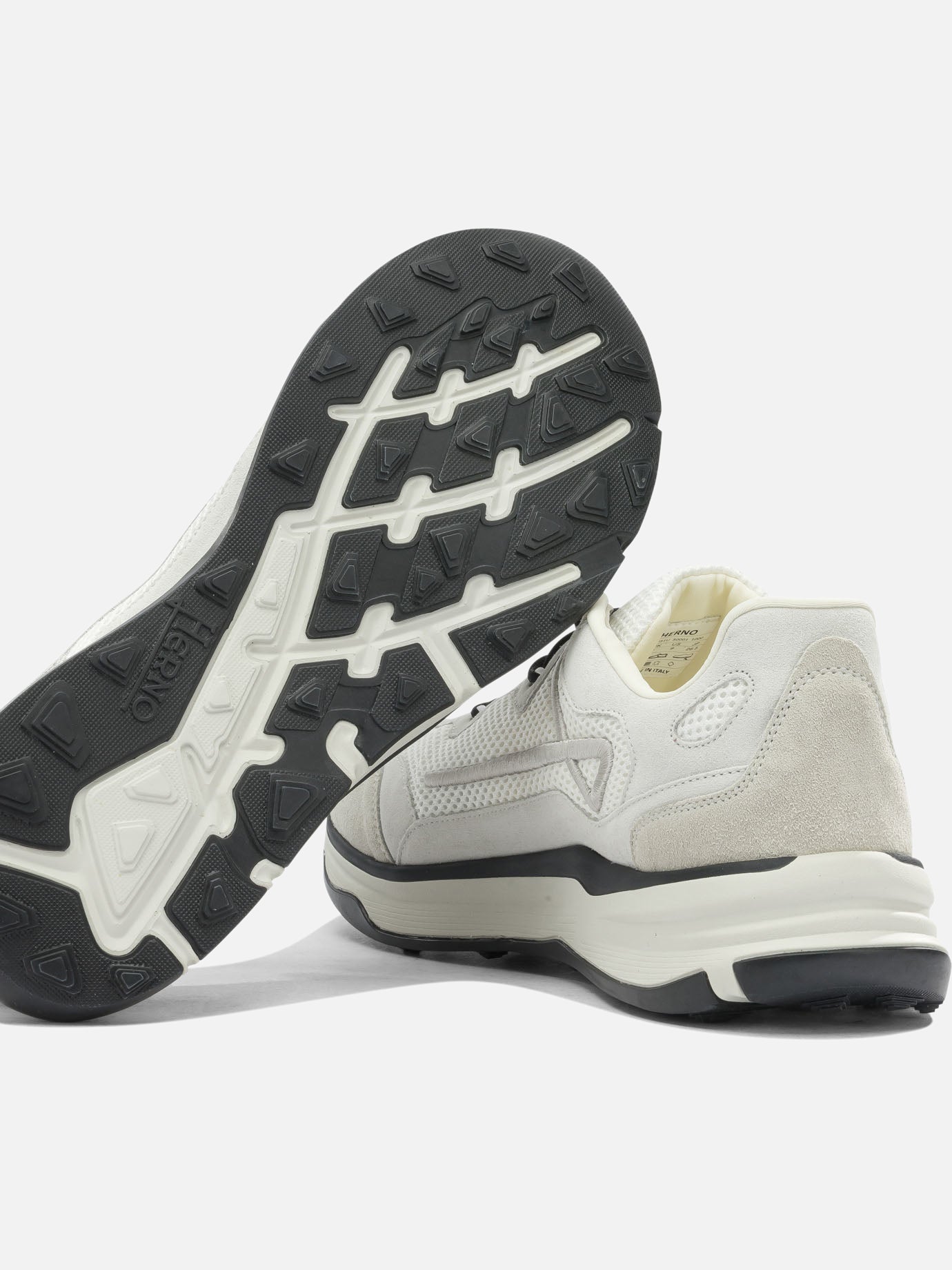 Low top sneakers 65% polyester 35% polyamide - 80% ethylene vinyl acetate 20% rubber White - Herno Men | PDP | VIETTI Online Store | Zoom-Modal_5