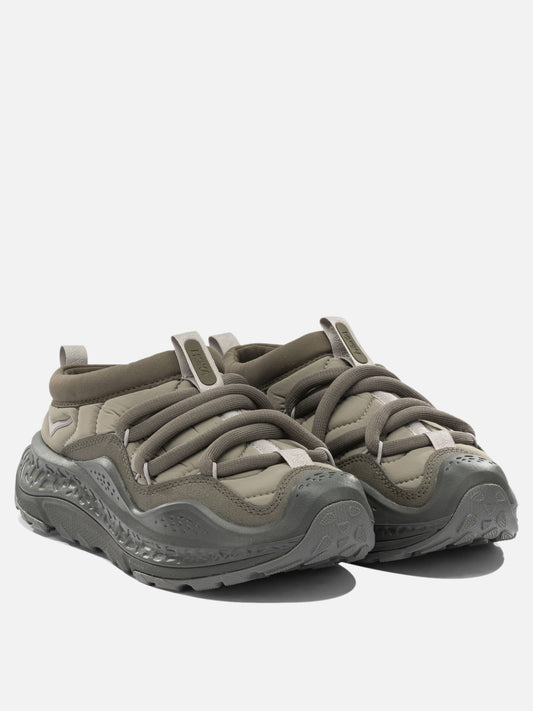 Low top sneakers 100% fabric - 100% rubber Green - Hoka Men | PLP | VIETTI Online Store | 2