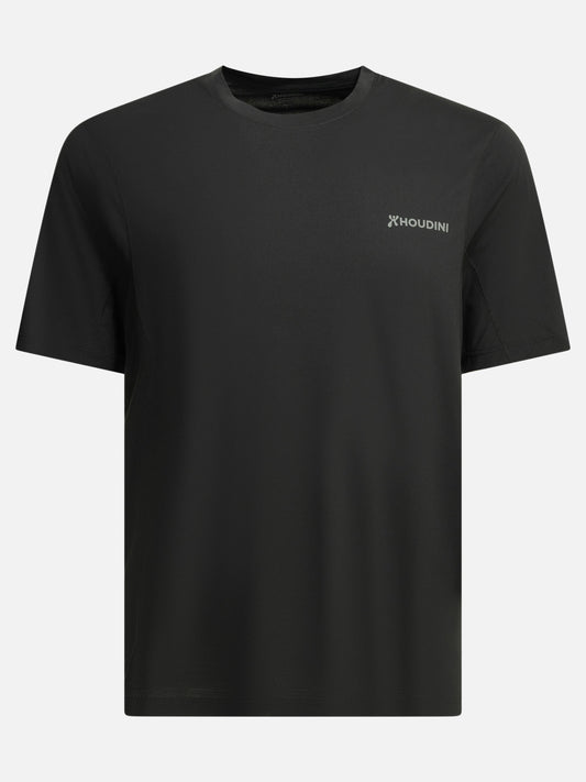 Houdini Sportswear "Pace Air Message" crewneck T-shirt Black