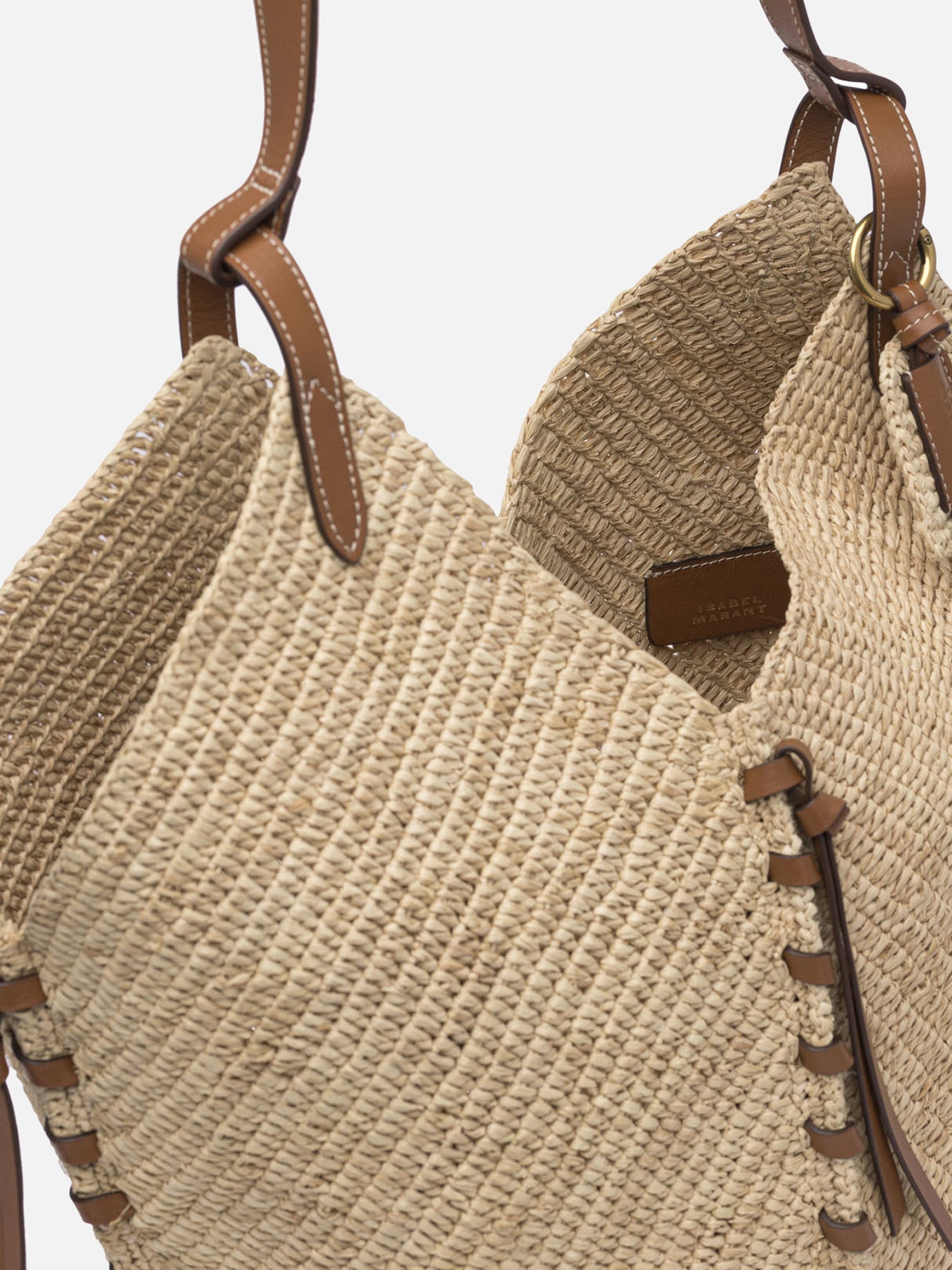 Large bags Solid colour Beige - Isabel Marant Women | PDP | VIETTI Online Store | Zoom-Modal_5
