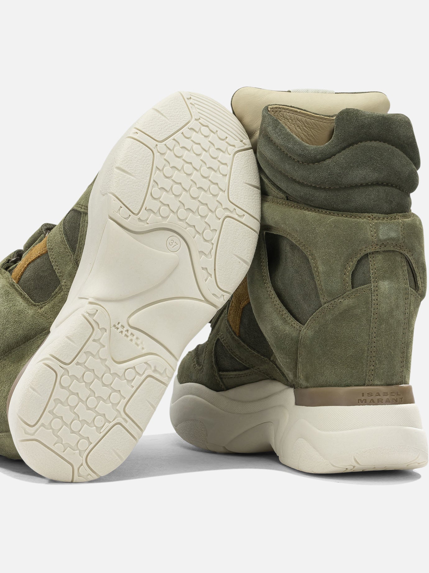 Isabel Marant "Balskee" high top sneakers Green